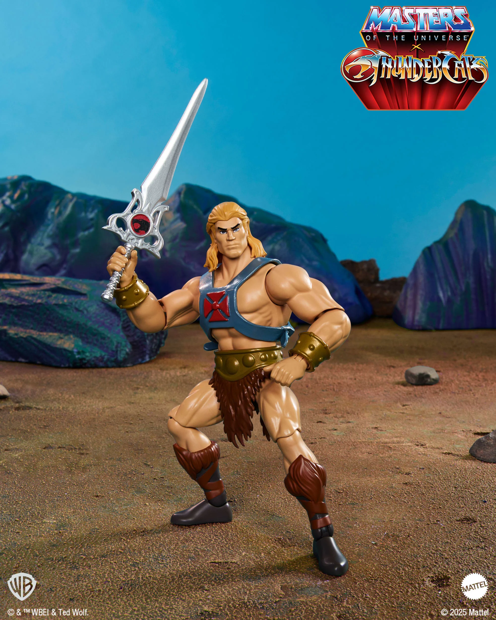 Mattel Creations Masters of the Universe x Thunder Cats Origins He-Man Action Figure