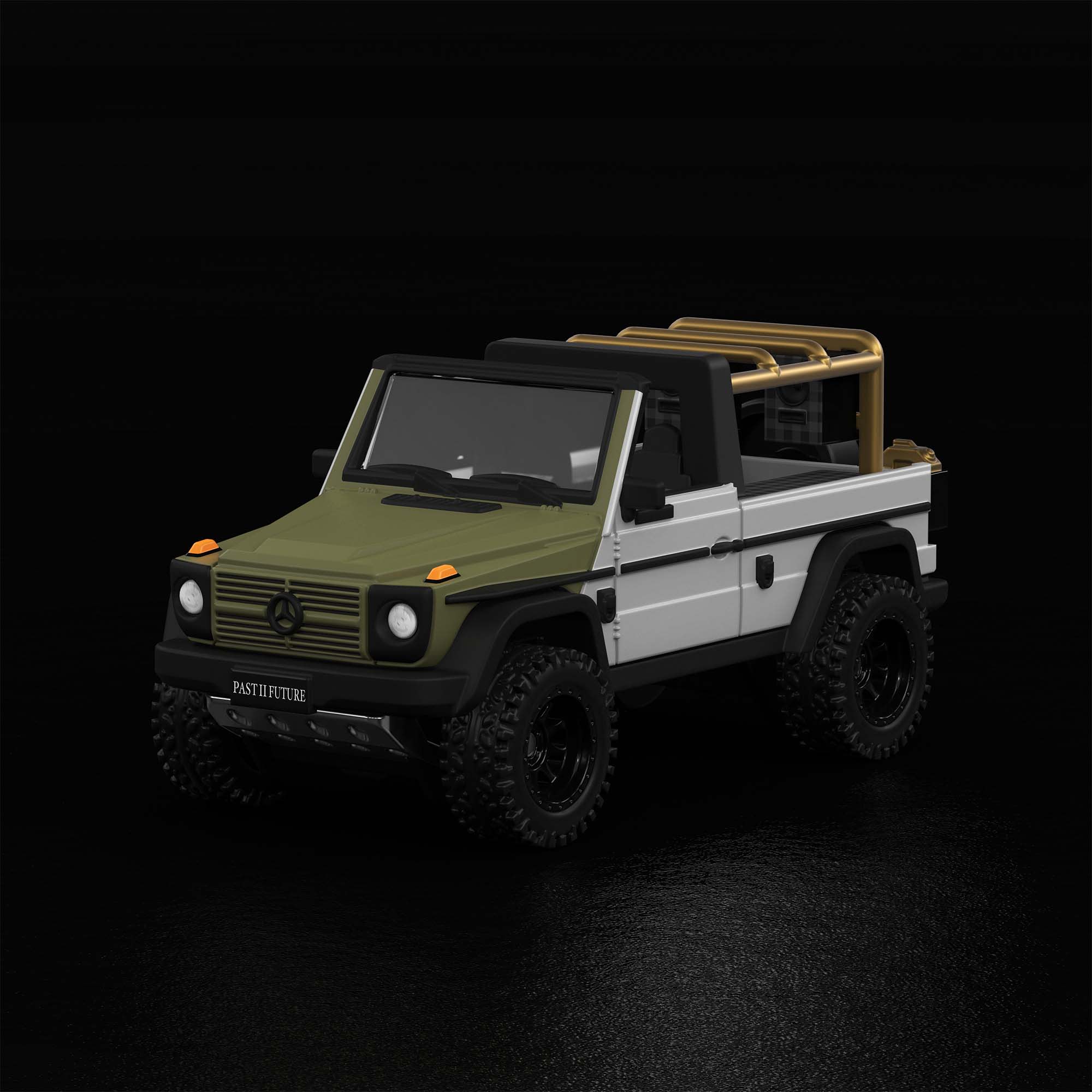 Mattel Creations Hot Wheels x Mercedes-Benz Project G-class Past II Future designed by NIGO