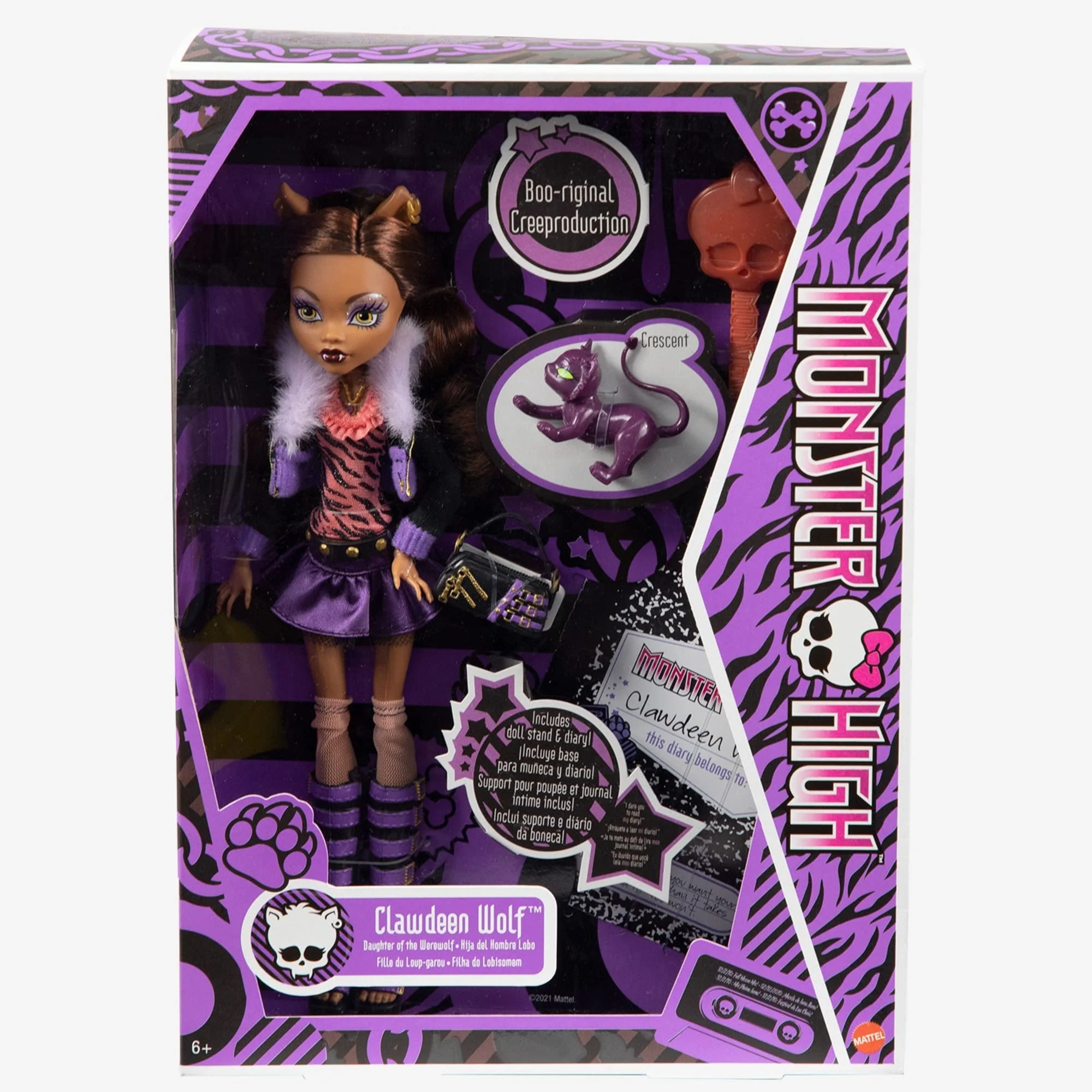 Mattel Creations Monster High Clawdeen Wolf Reproduction Doll