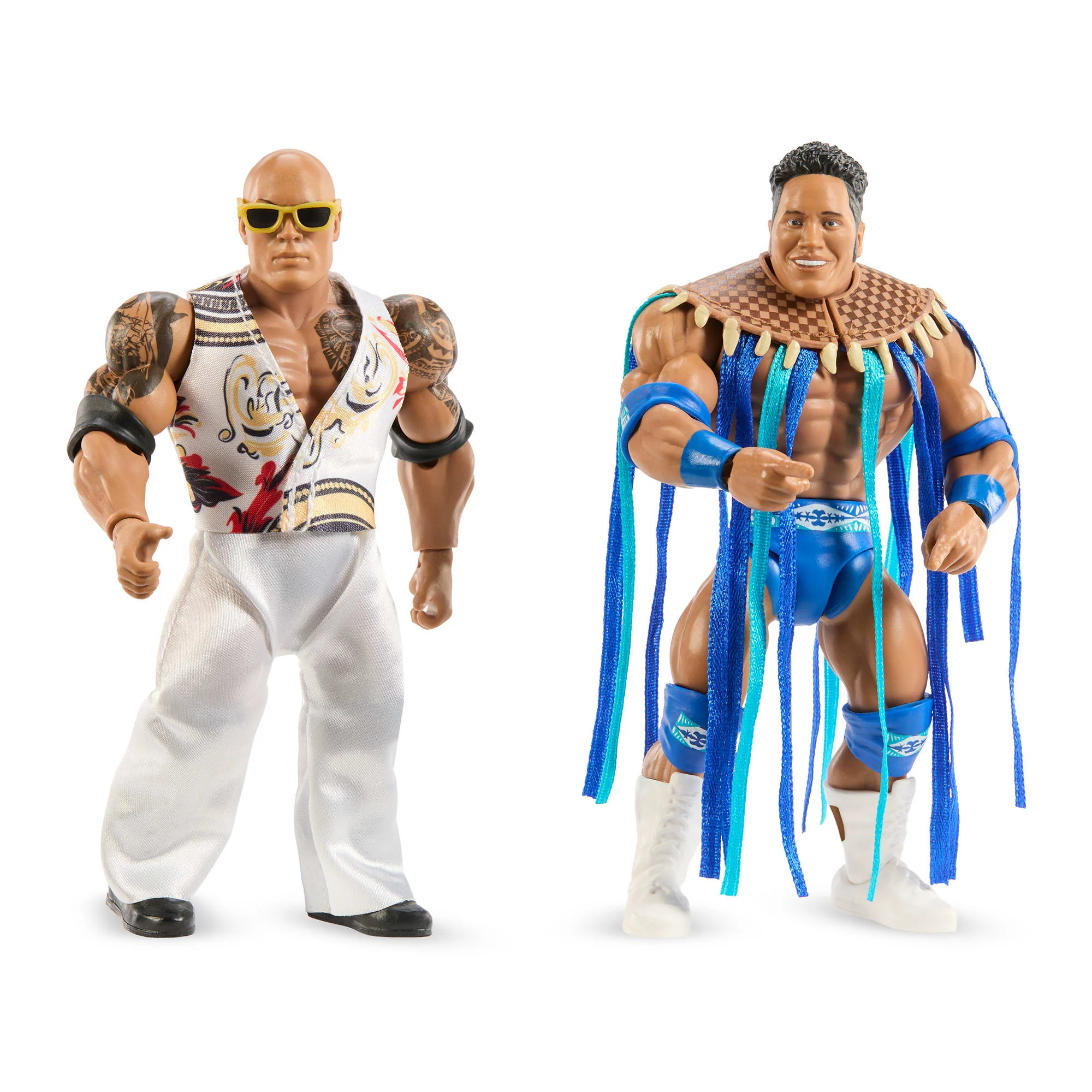 Mattel Creations WWE Superstars Rocky Maivia and The Rock 2-Pack