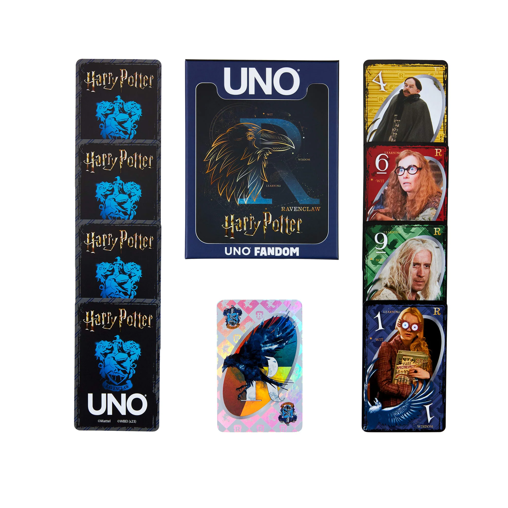 Mattel Creations UNO Fandom Harry Potter Ravenclaw Game Deck