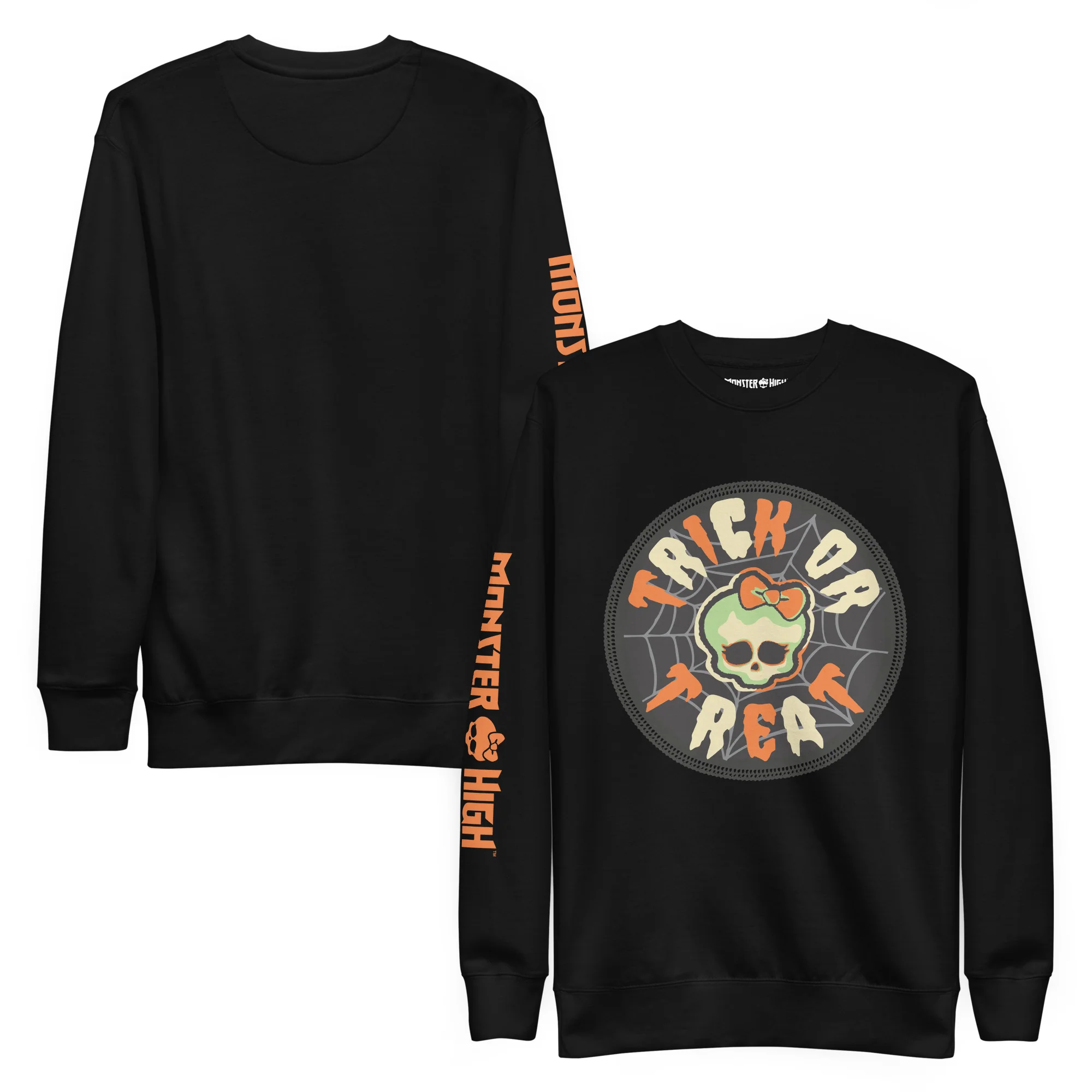 Mattel Creations Monster High Trick or Treat Black Sweatshirt