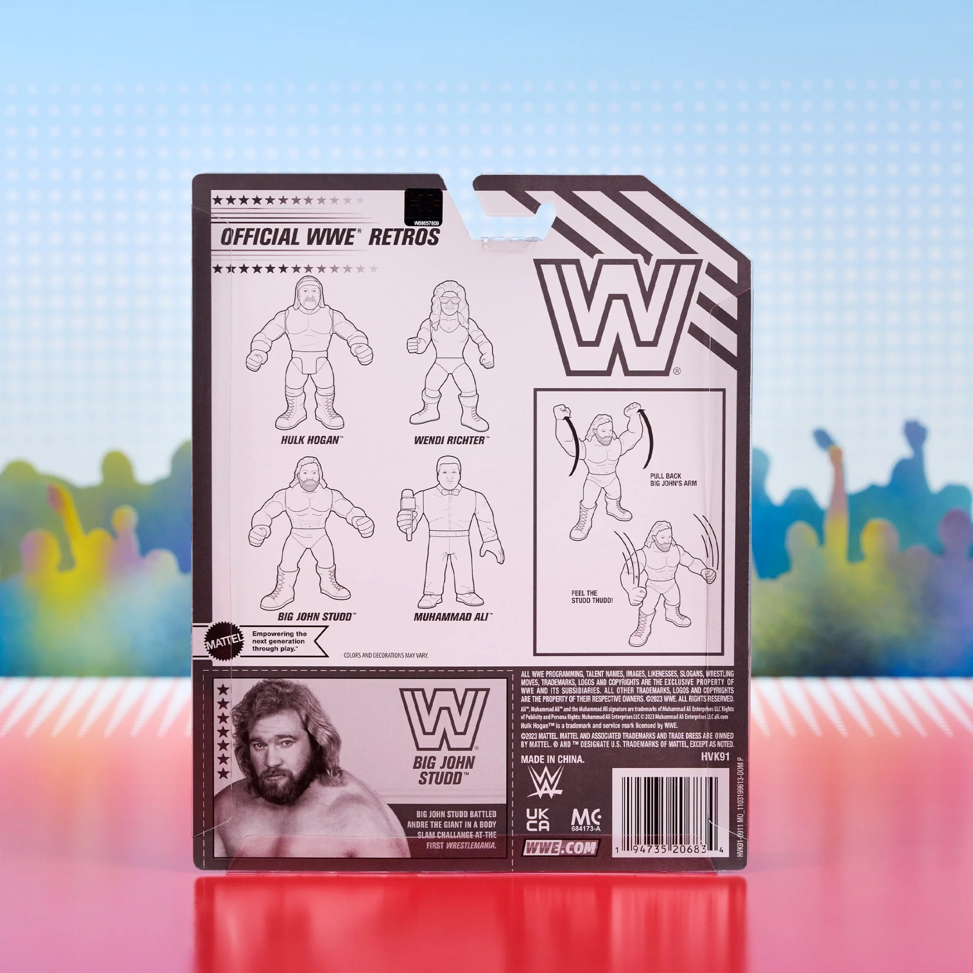 Mattel Creations WWE Retros Action Figure 4-Pack Bundle