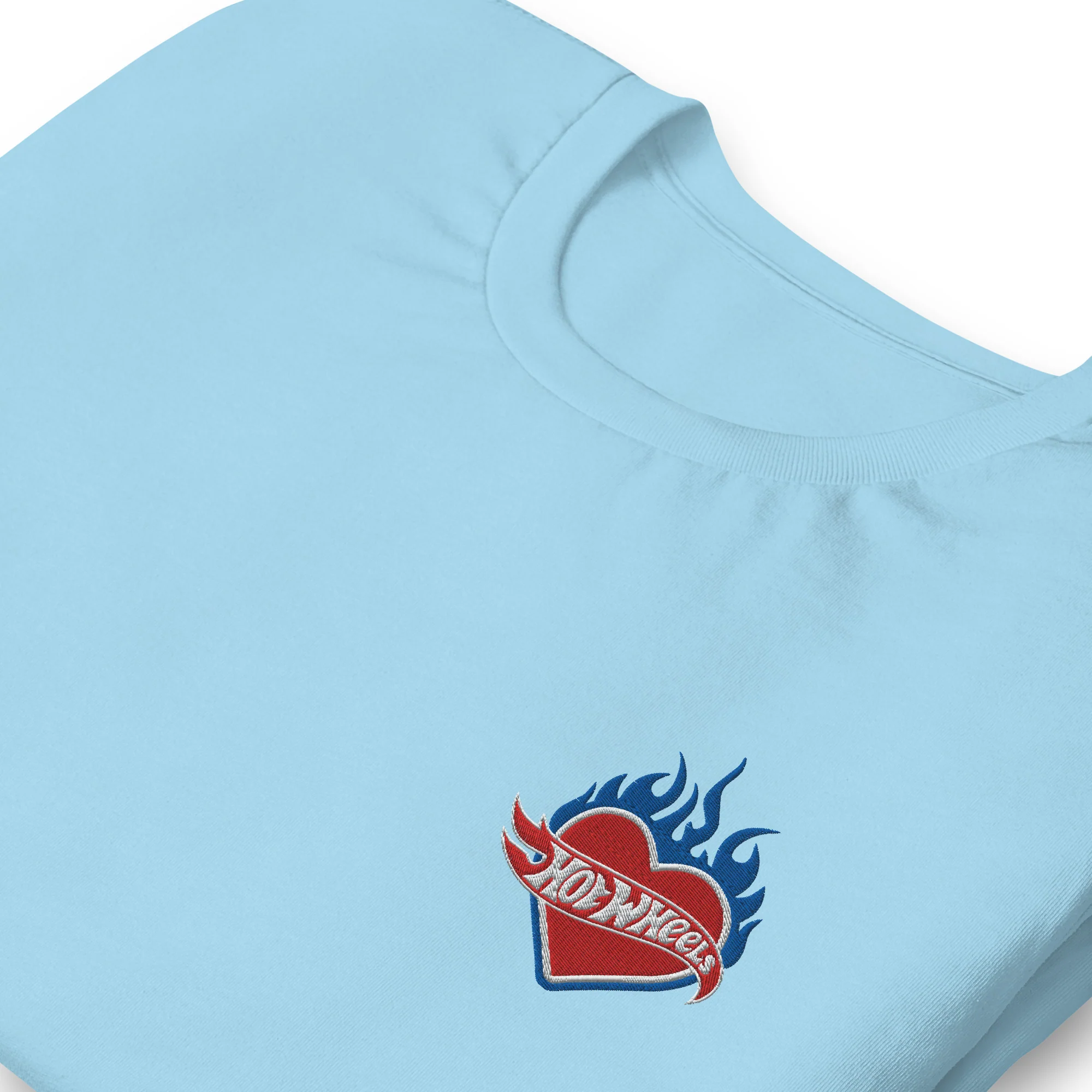 Mattel Creations Hot Wheels Embroidered Heart T-Shirt