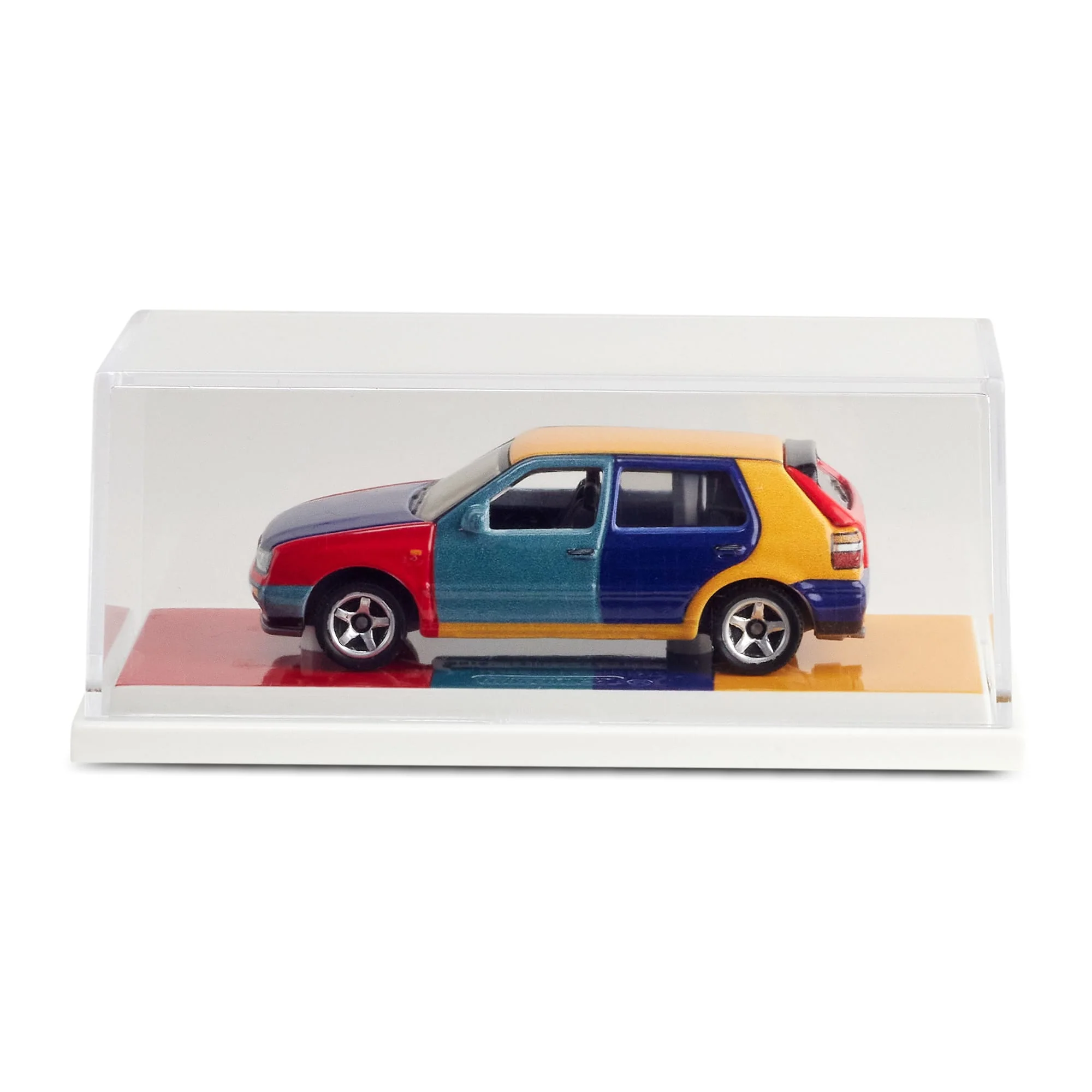 Mattel Creations Matchbox 1995 Volkswagen Golf Harlequin