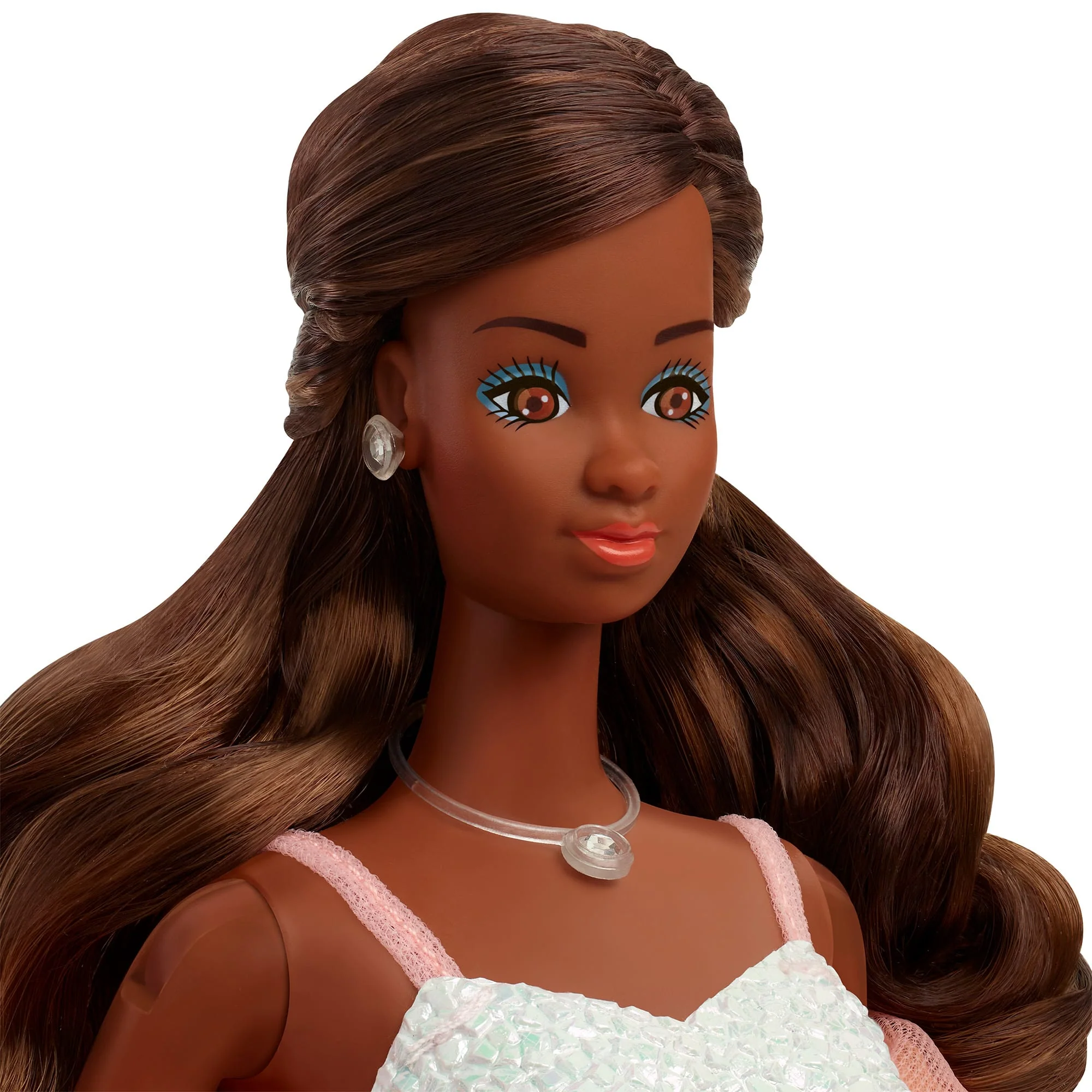 Mattel Creations Peaches 'n Cream Barbie Doll, Brown Hair