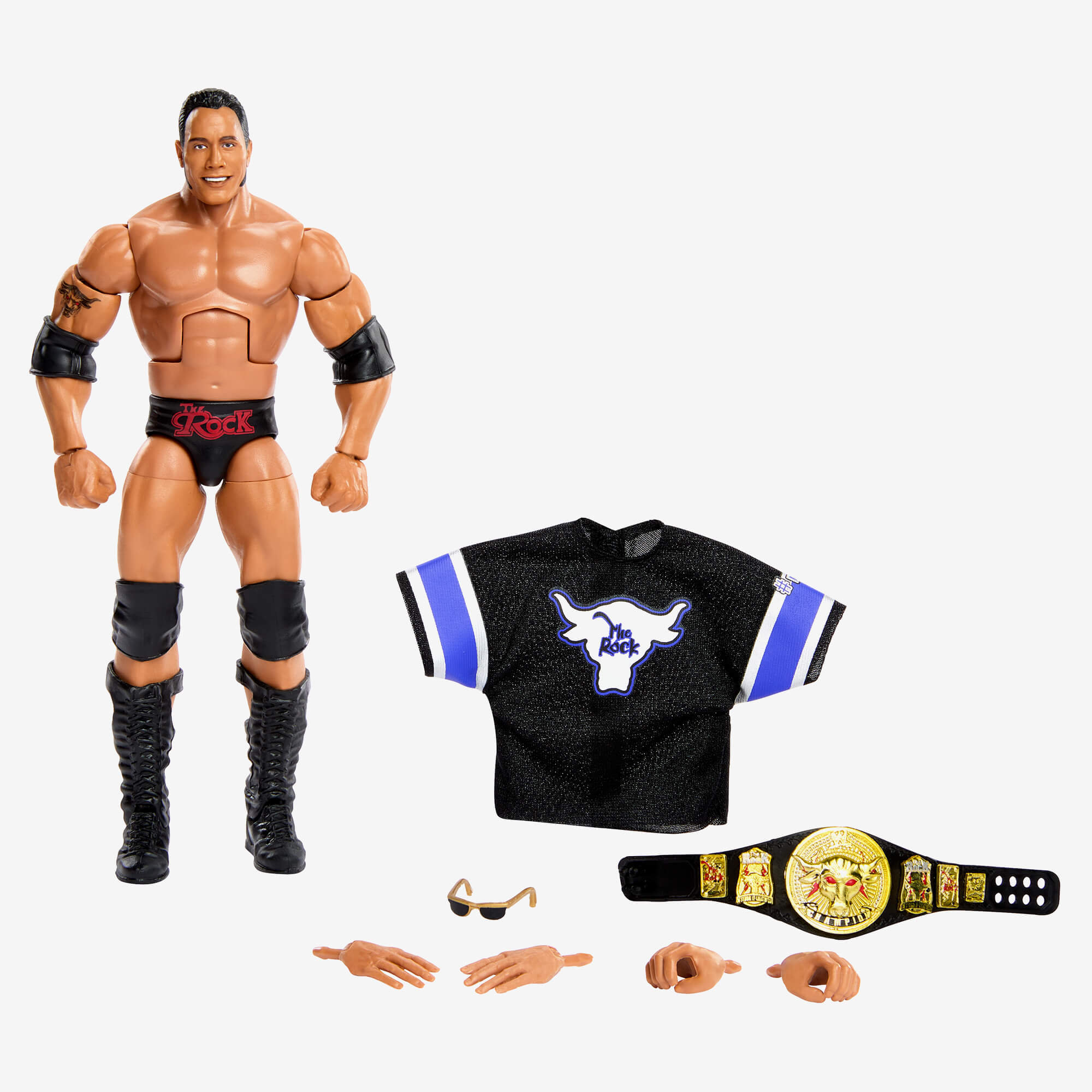 Mattel Creations WWE Elite Collection The Rock Action Figure