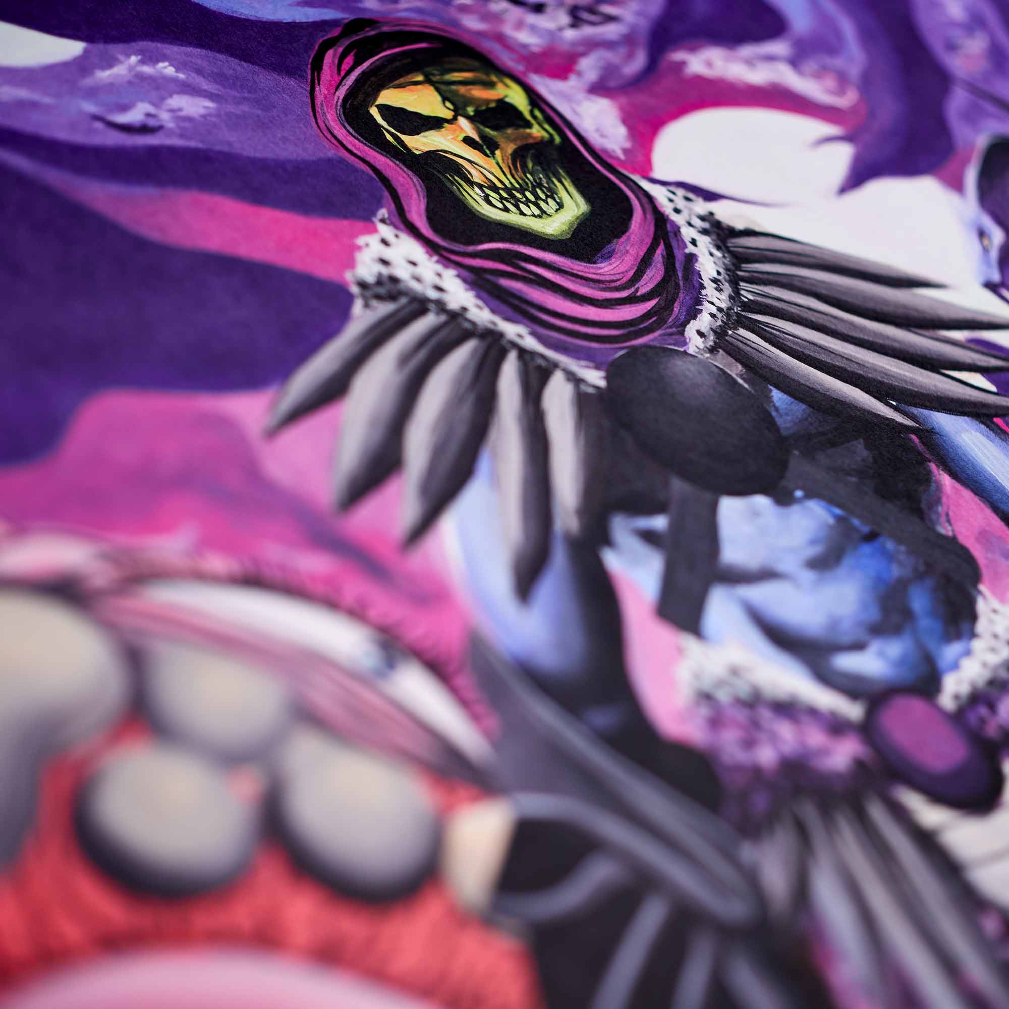 Mattel Creations Gianni Lee X Skeletor Artist Print
