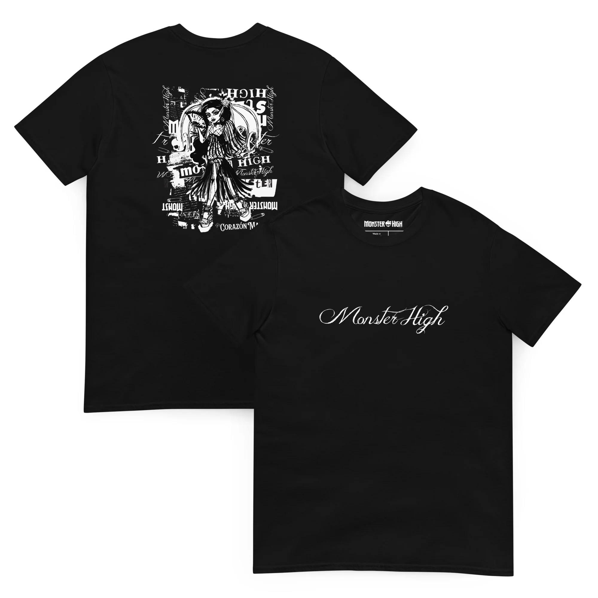 Mattel Creations Monster High Corazon Marikit Black T-Shirt