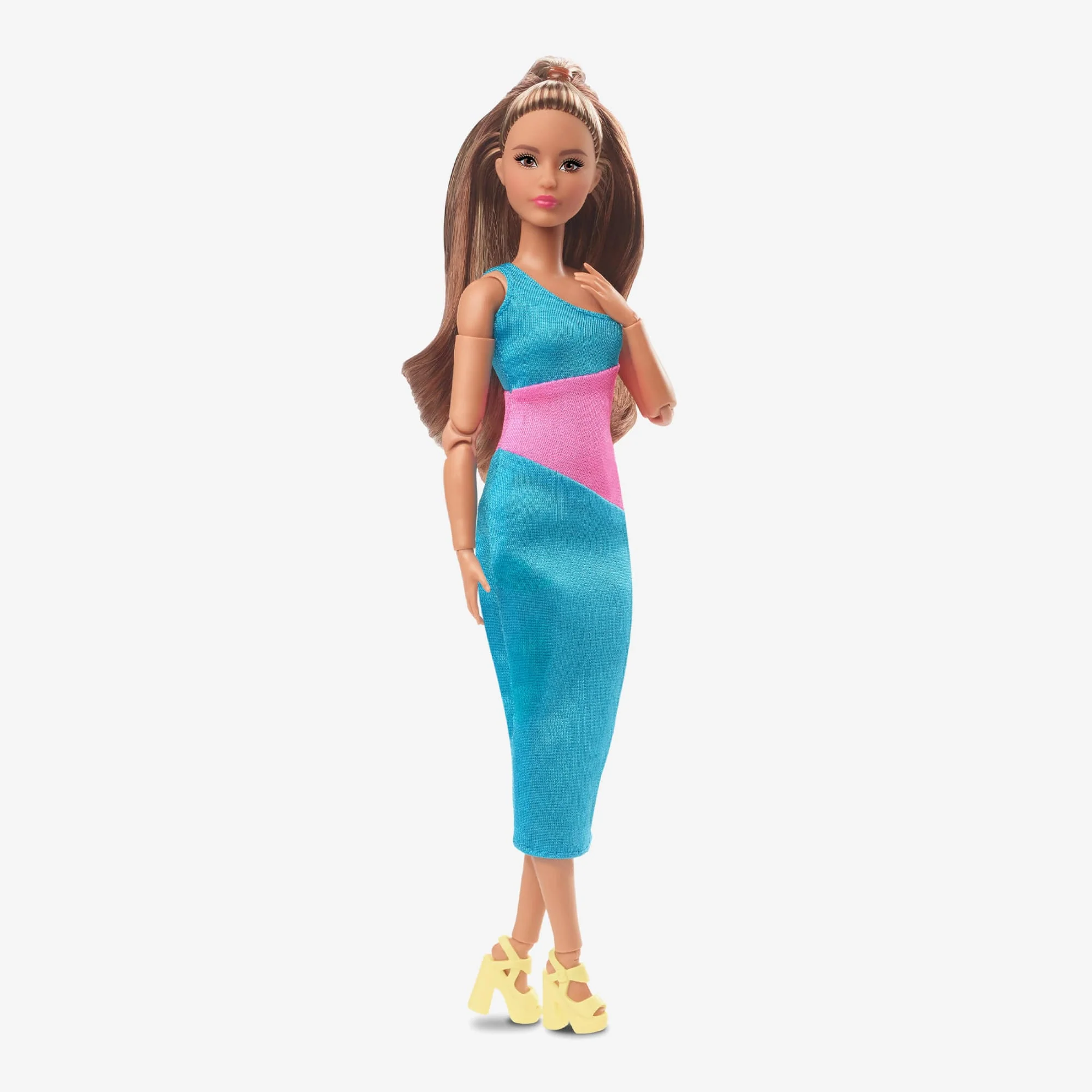 Mattel Creations Barbie Looks Doll (Petite, Long Brunette Hair)