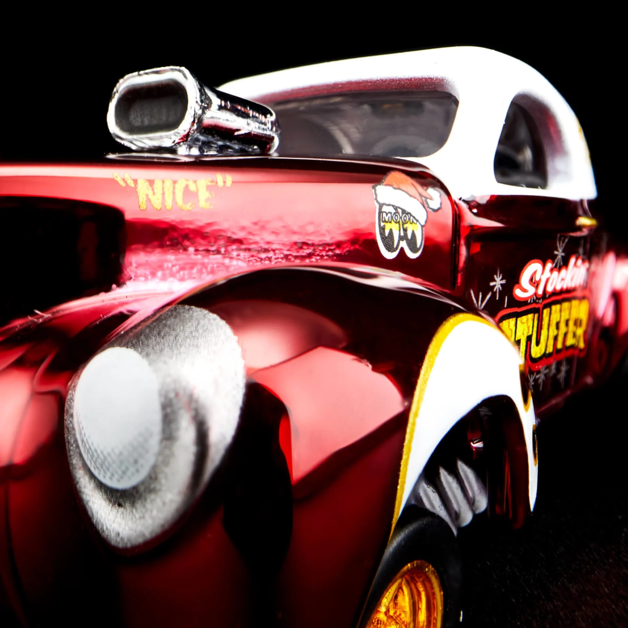 Mattel Creations RLC Exclusive '41 Willys Gasser Holiday Car