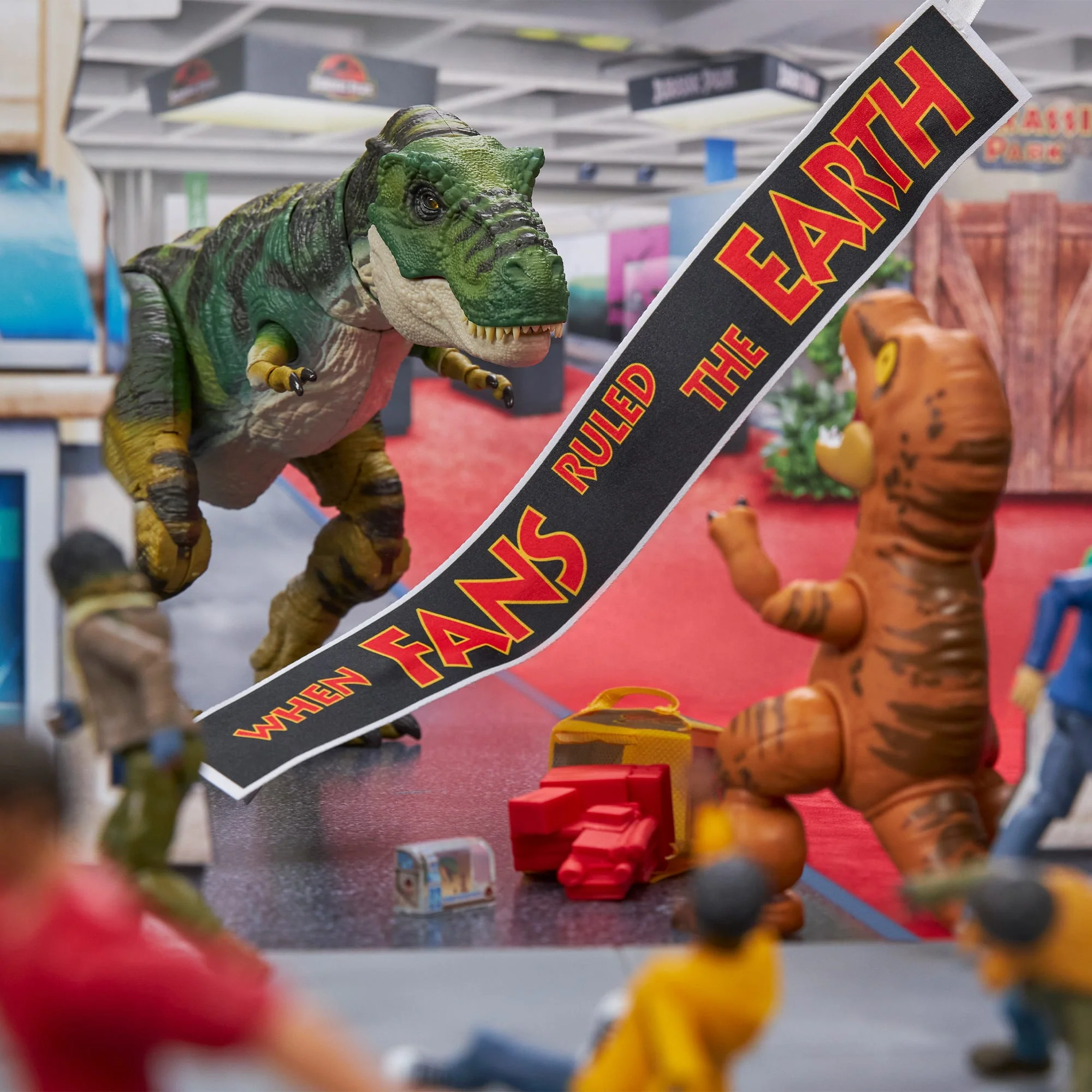 Mattel Creations Jurassic World Tyrannosaurus Rex Convention Crasher