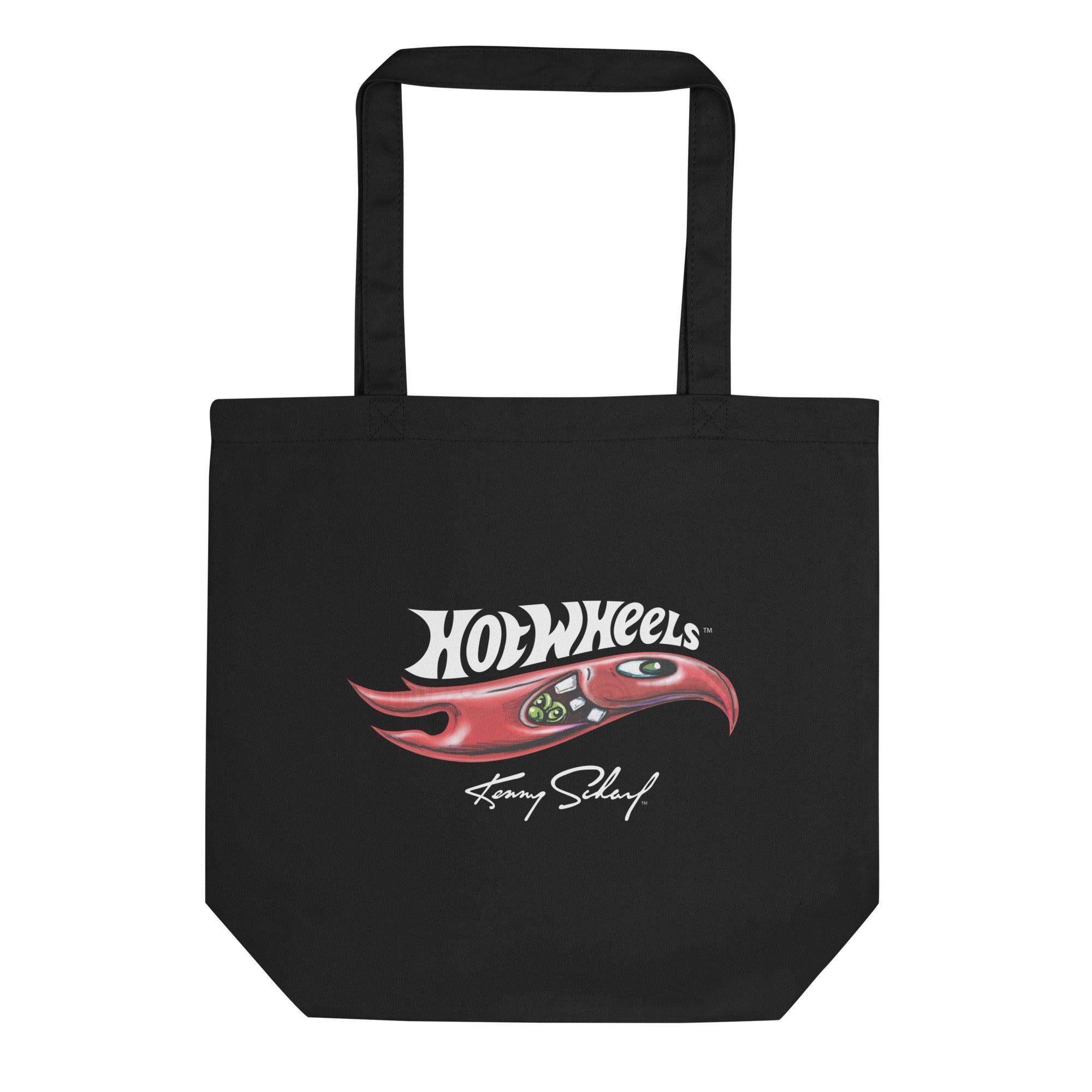 Mattel Creations Hot Wheels x Kenny Scharf Black Tote Bag