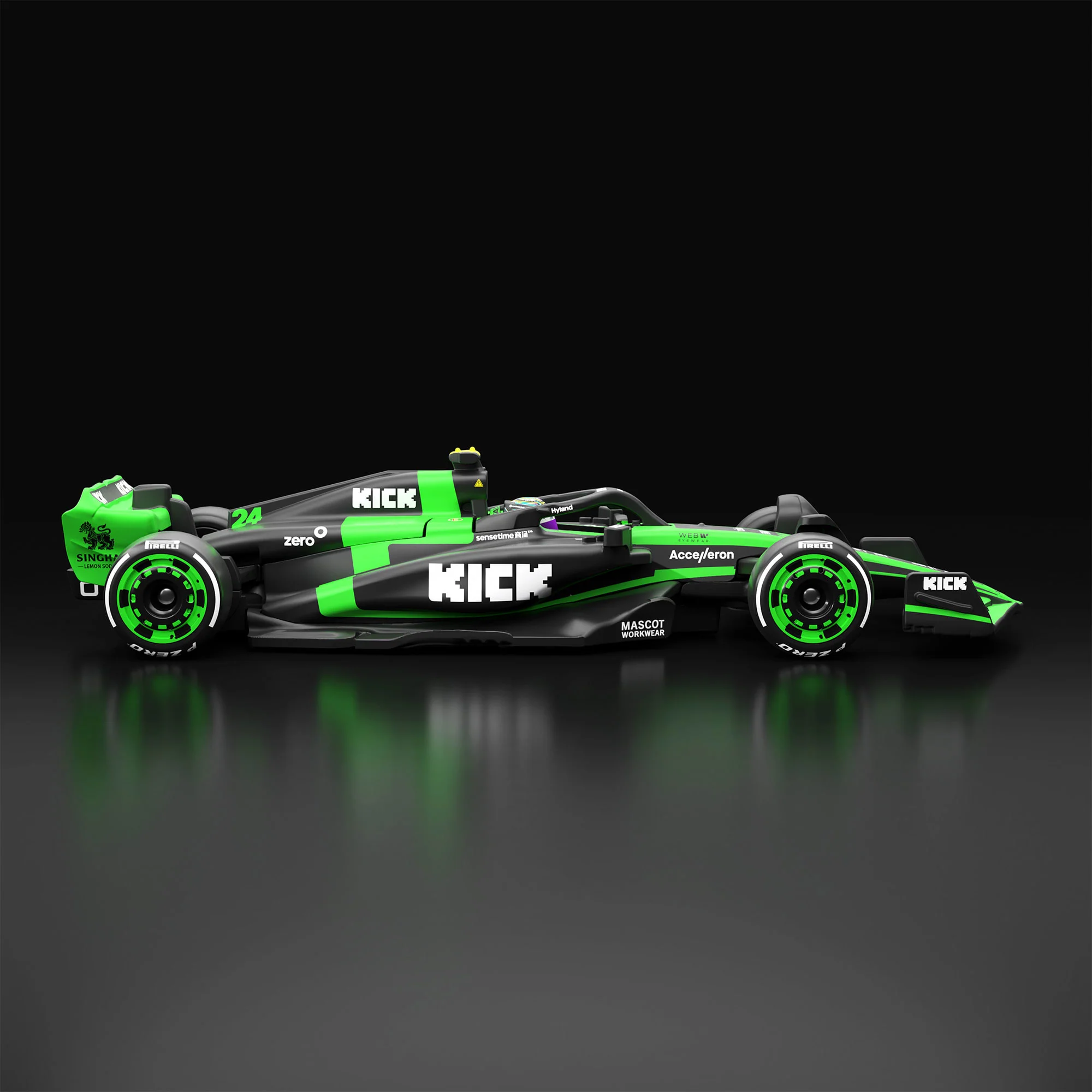 Mattel Creations Hot Wheels F1 Series: Stake F1 Team KICK Sauber C44 Car #24