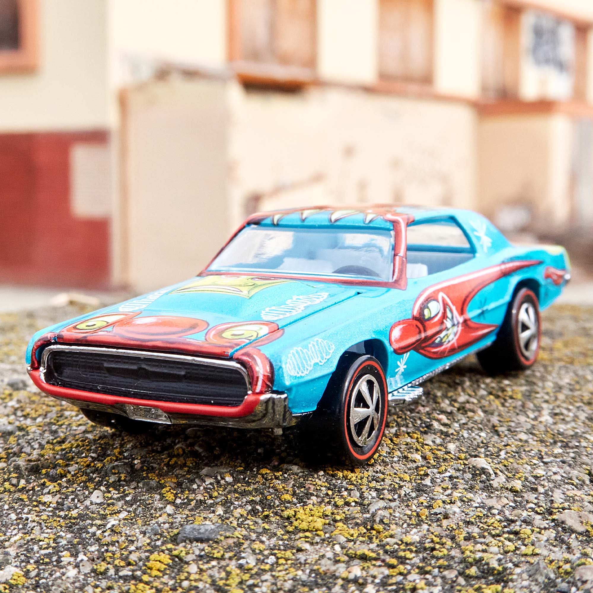 Mattel Creations Hot Wheels x Kenny Scharf Signed Custom T-Bird