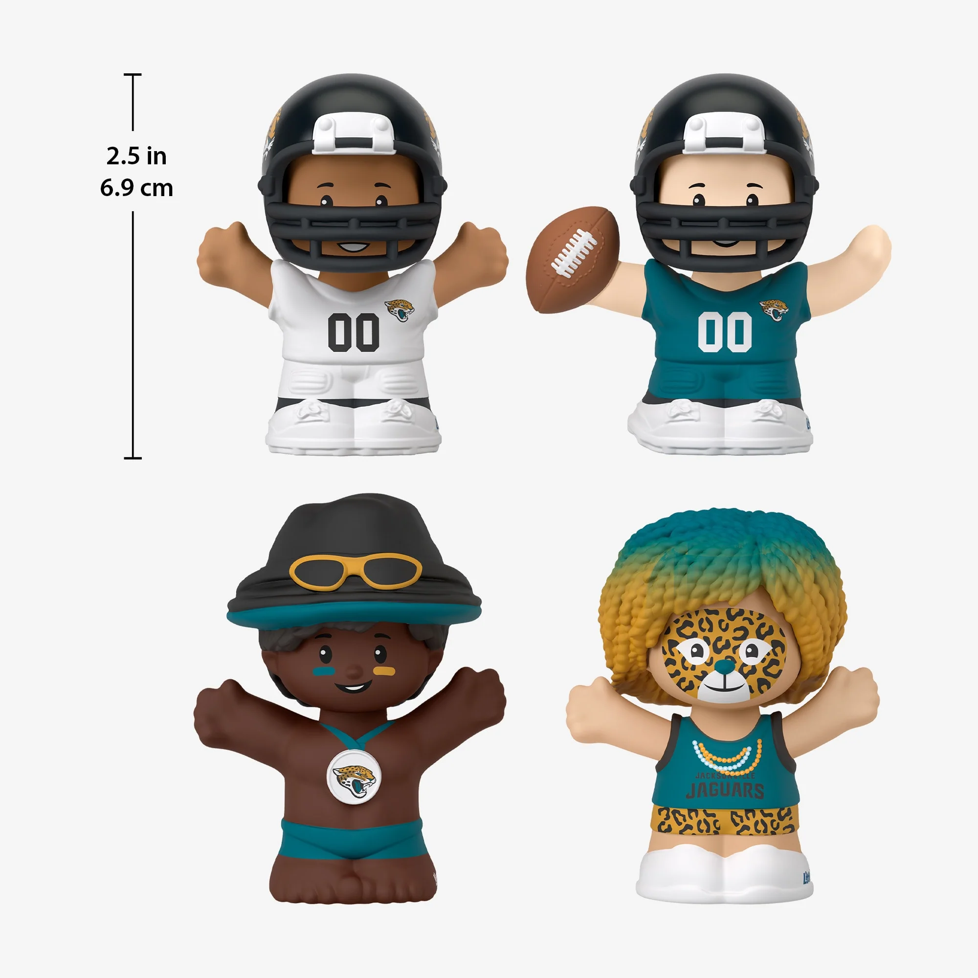 Mattel Creations Little People Collector x NFL Jacksonville Jaguars Set