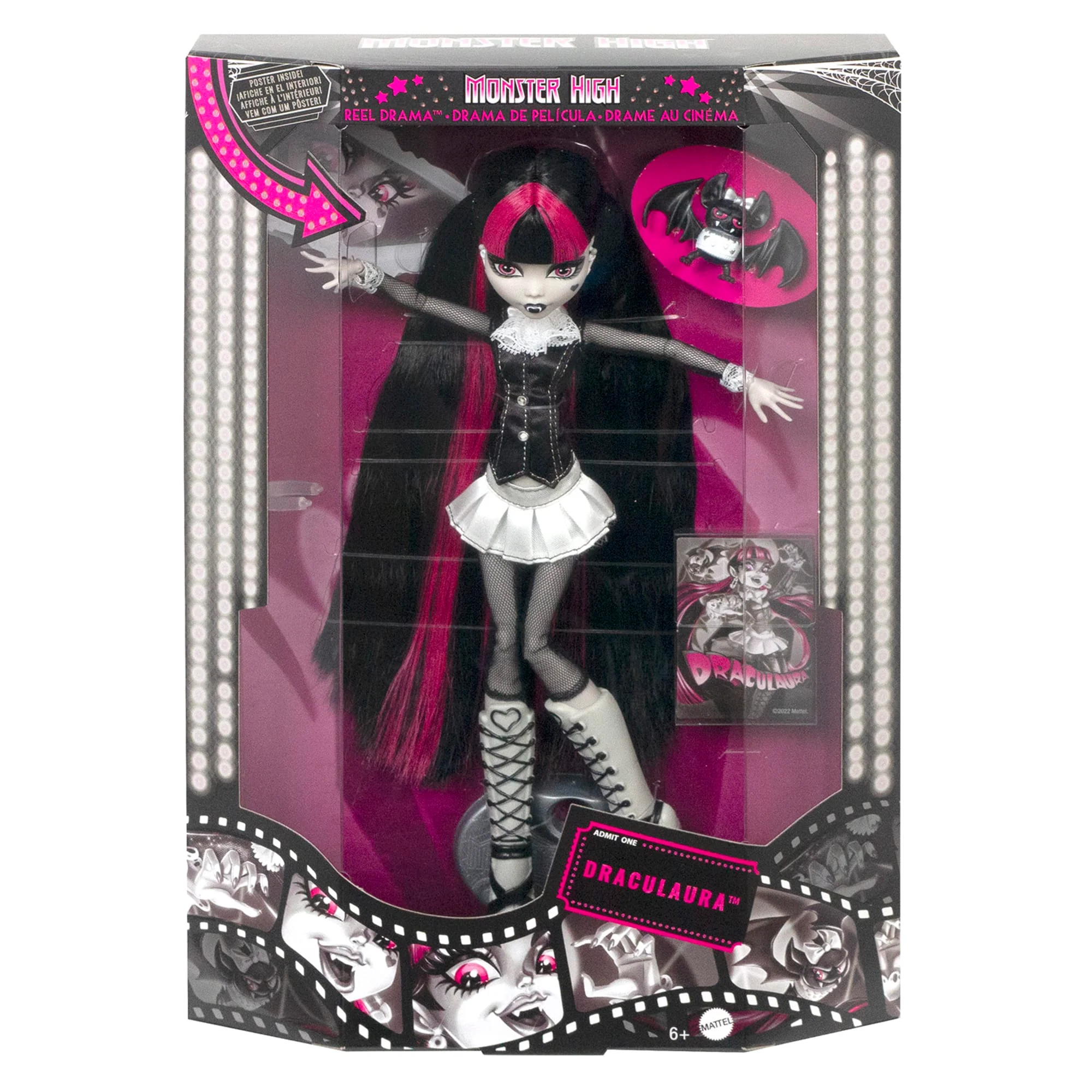 Mattel Creations Monster High Reel Drama Draculaura Doll