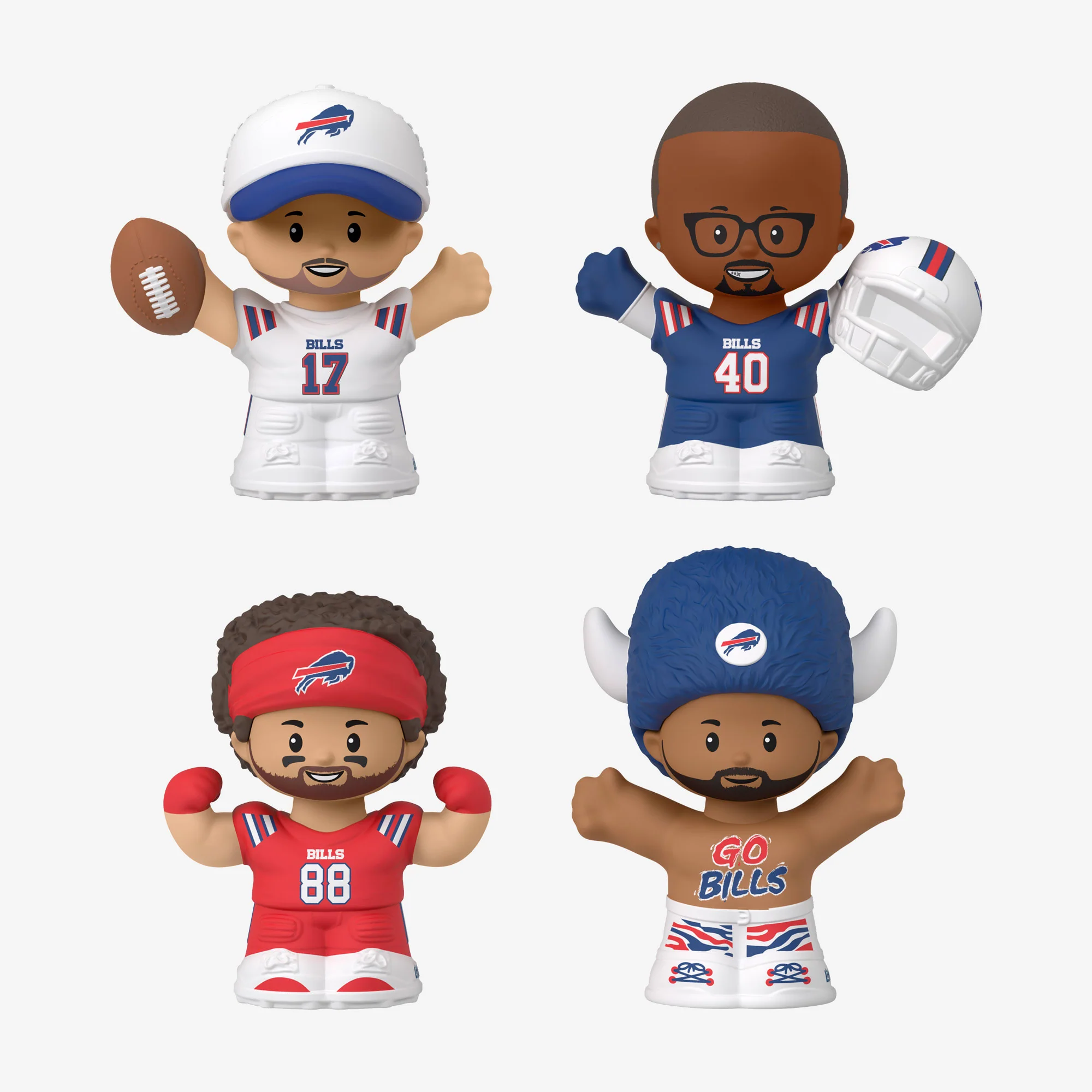 Mattel Creations Little People Collector x NFL Buffalo Bills Set
