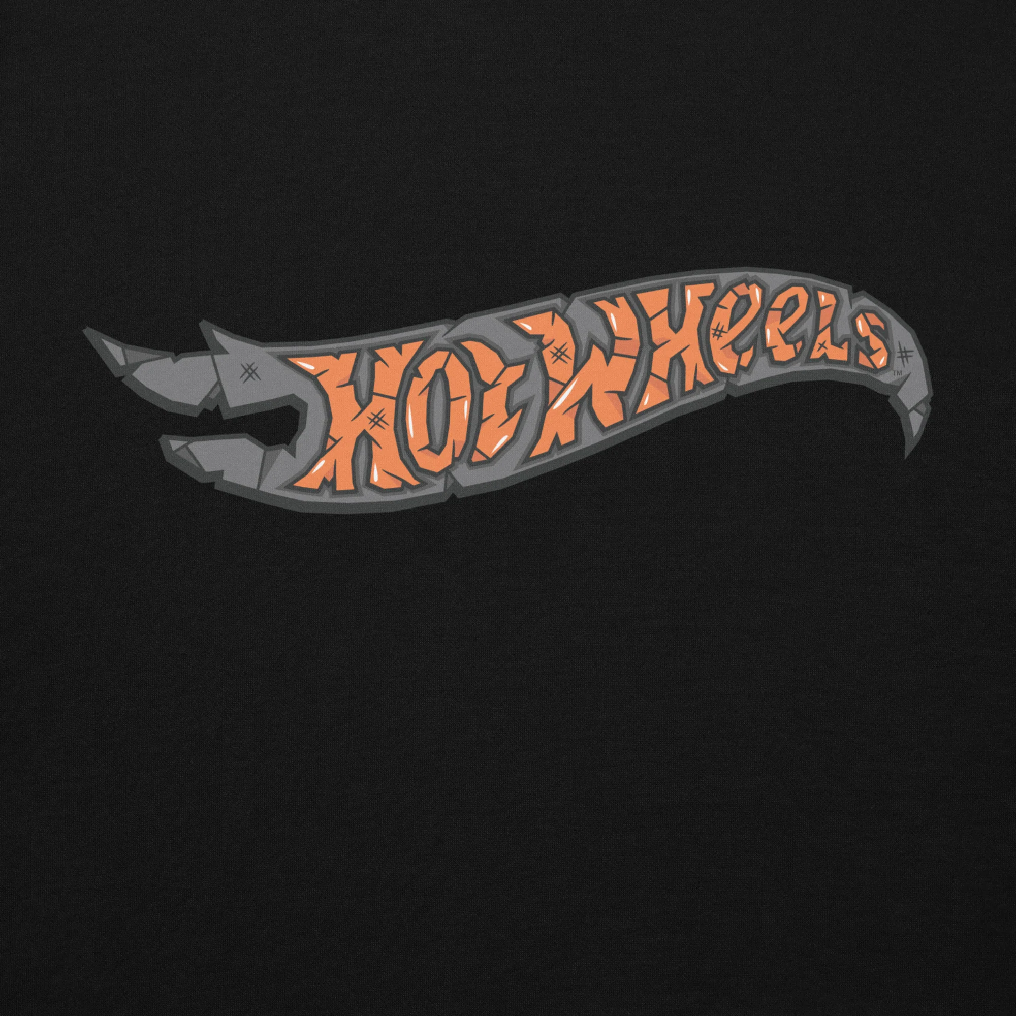 Mattel Creations Hot Wheels Mummy Logo Black Hoodie