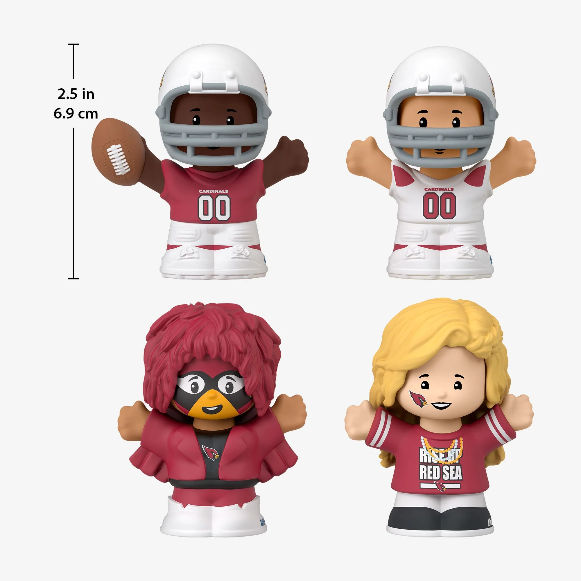 Mattel Creations Little People Collector x NFL Arizona Cardinals Set