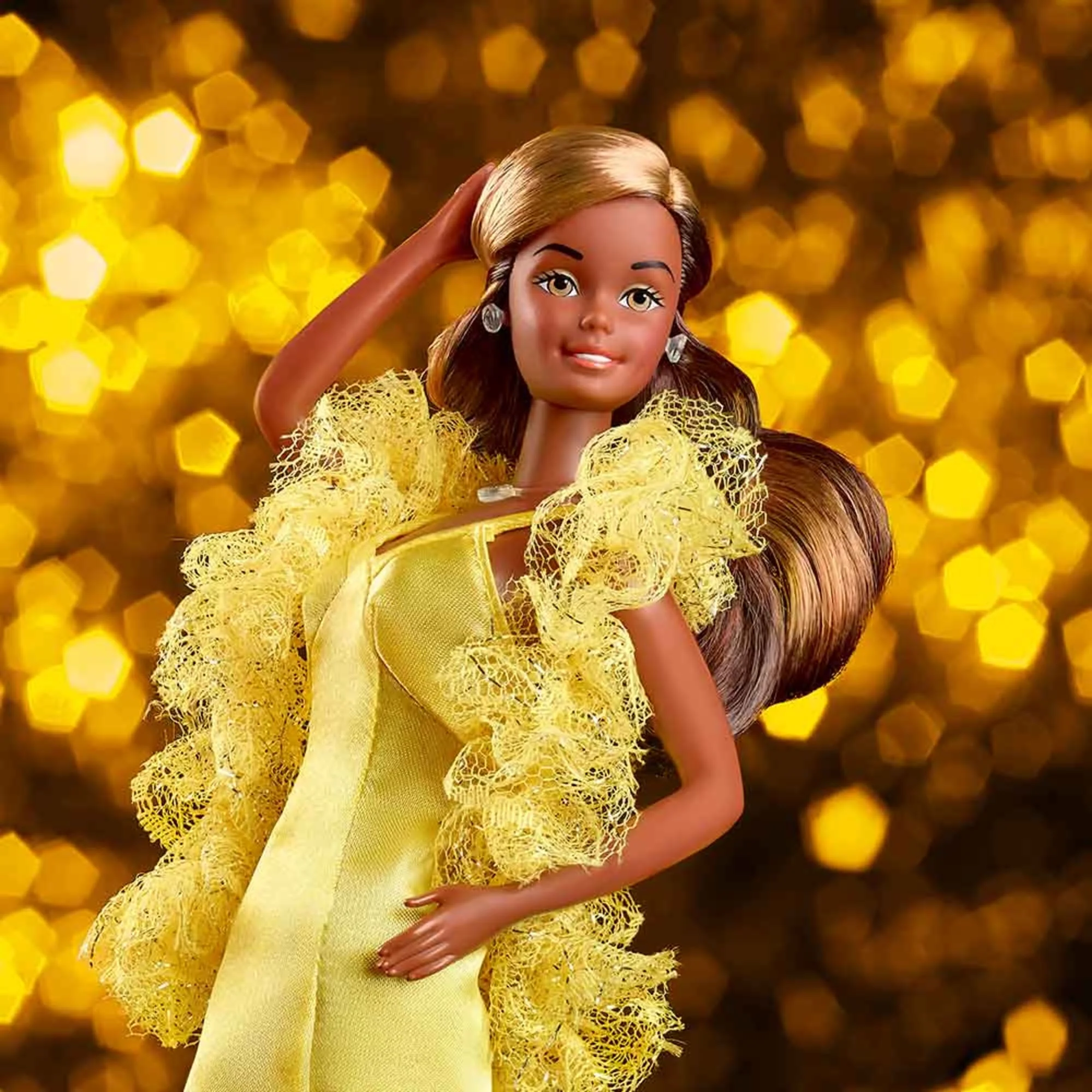 Mattel Creations 1977 Superstar Christie Barbie Doll