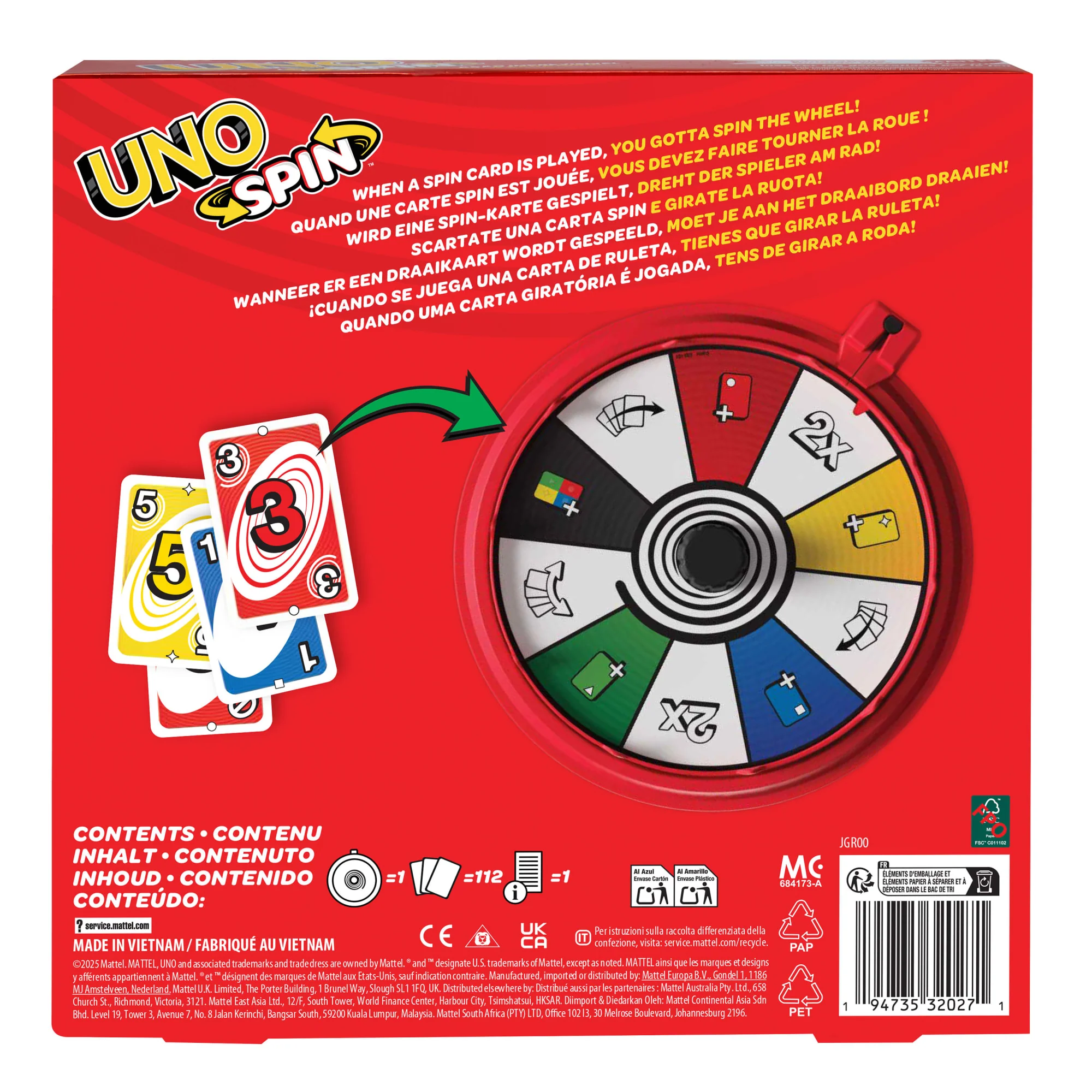 Mattel Creations UNO Spin