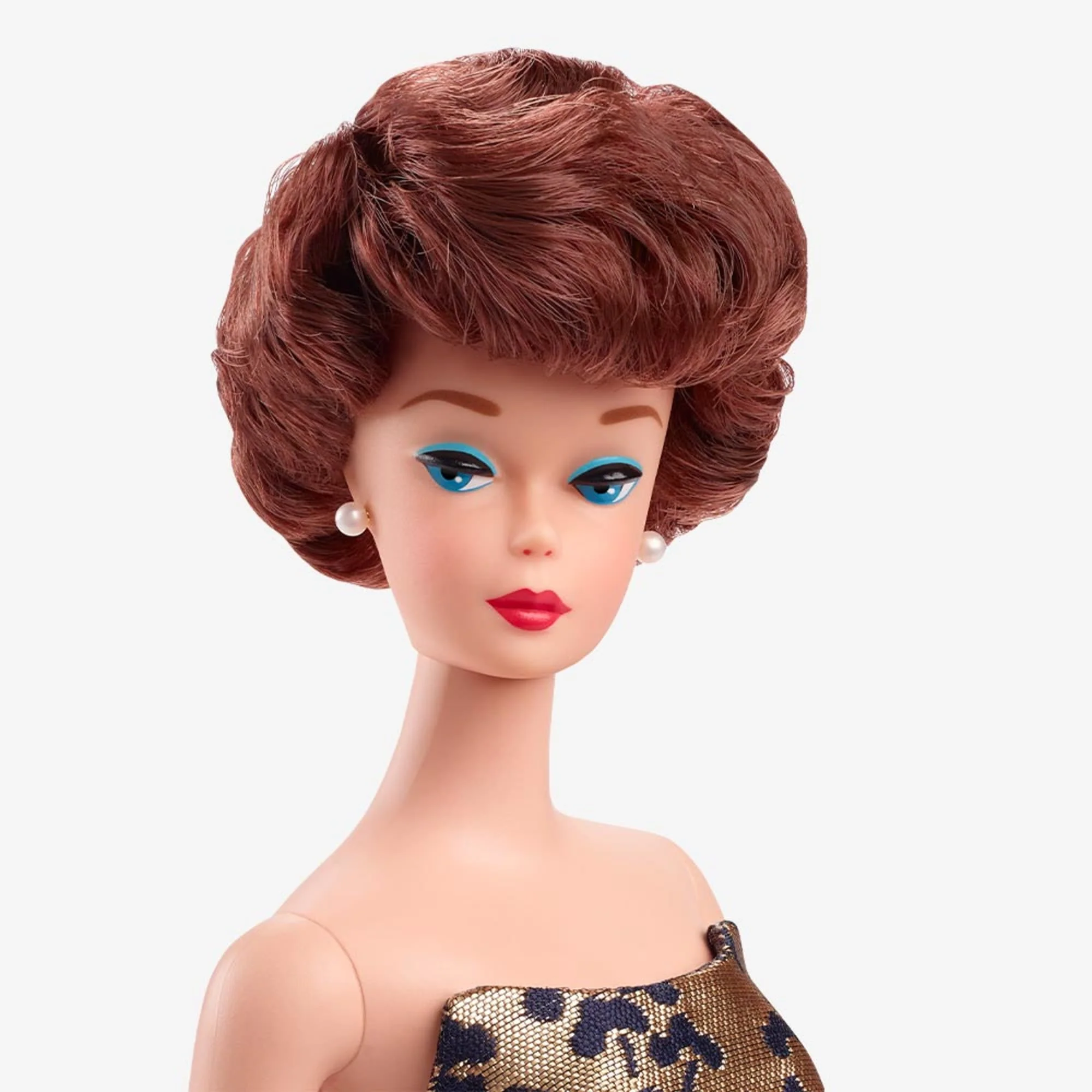 Mattel Creations 1961 Brownette Bubble Cut Barbie Doll Reproduction