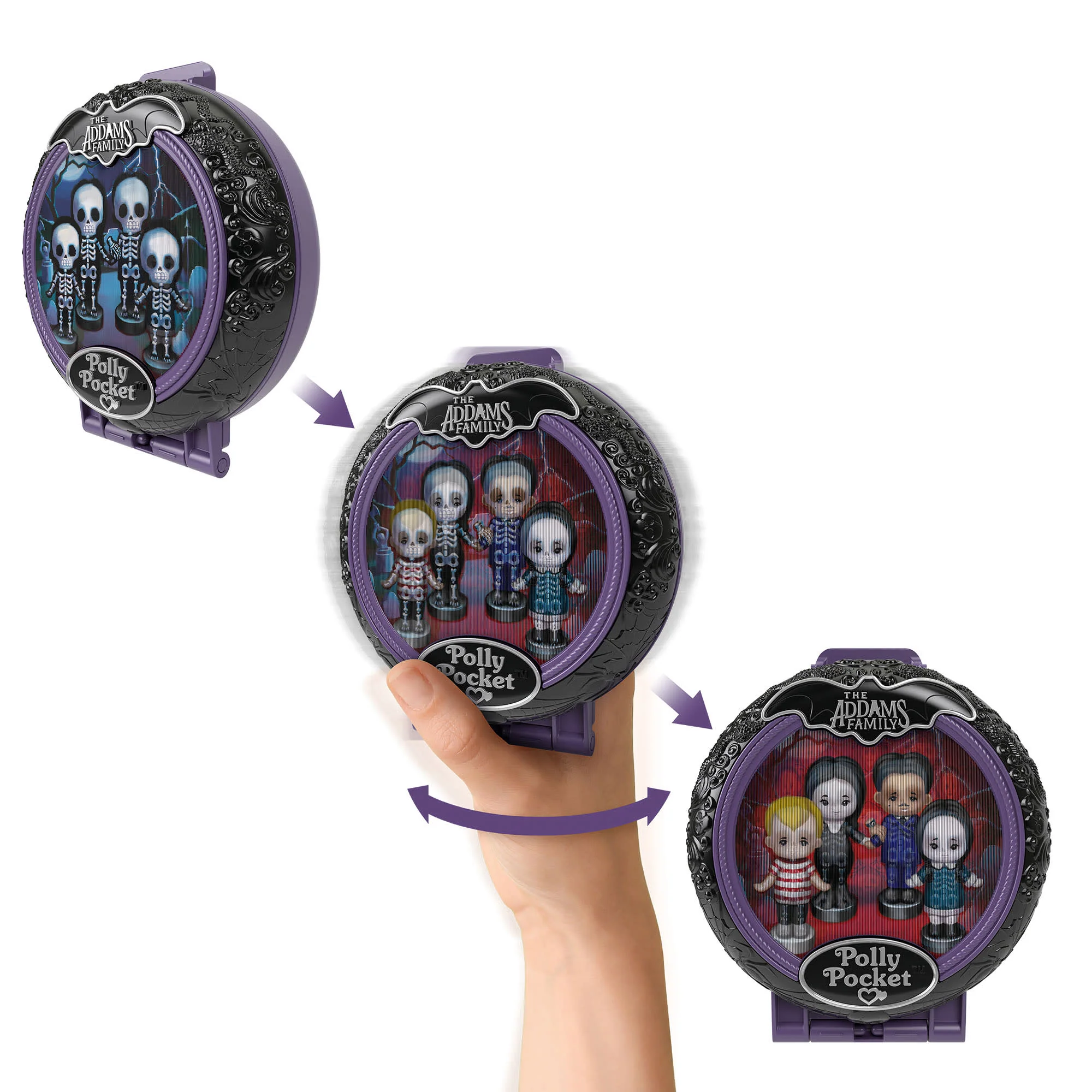 Mattel Creations Polly Pocket Collector The Addams Family Compact