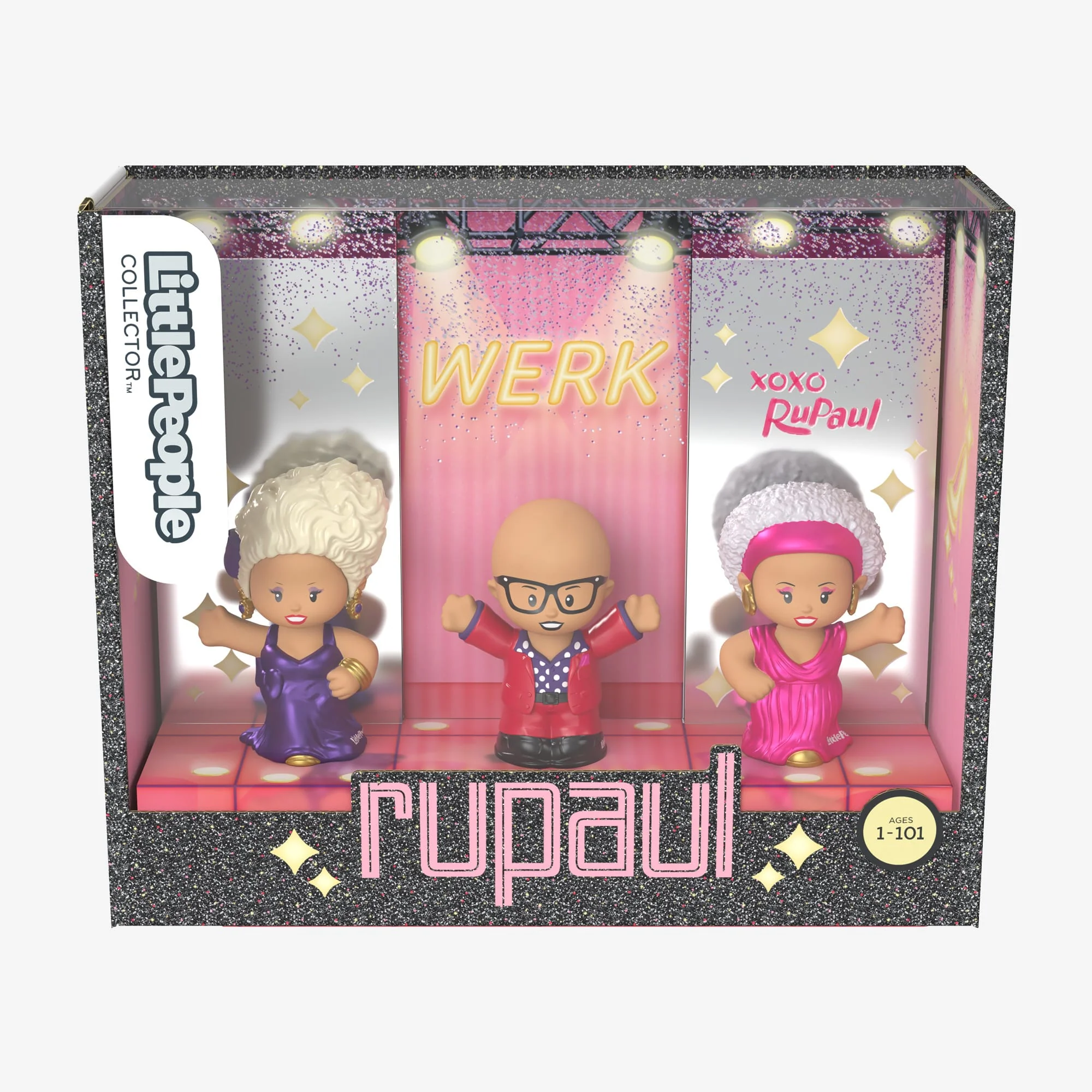 Mattel Creations Little People Collector Rupaul Special Edition Figure Set