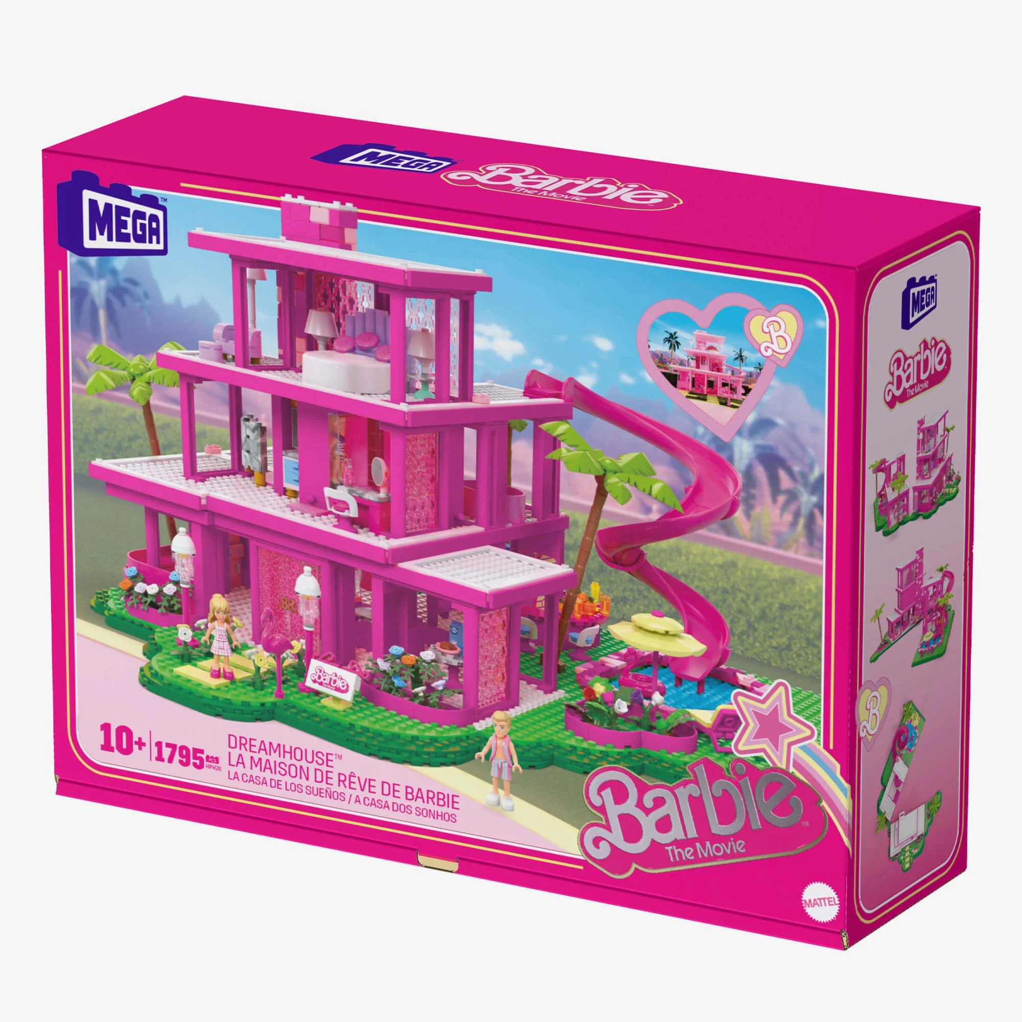 Mattel Creations MEGA Barbie The Movie Replica DreamHouse Building Kit