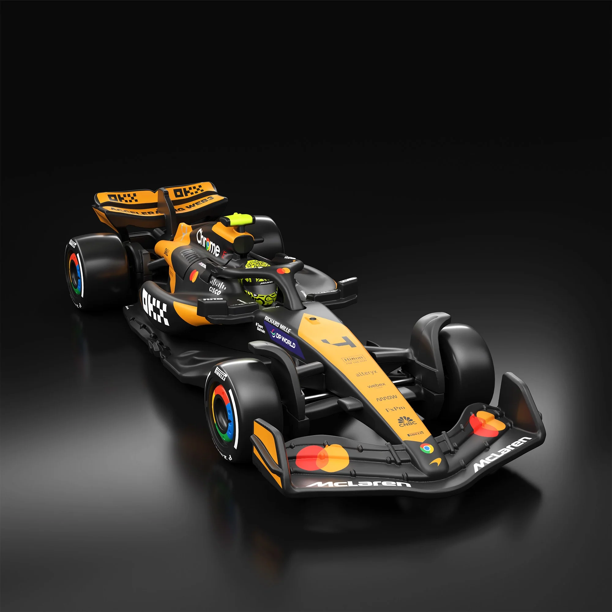 Mattel Creations Hot Wheels F1 Series: McLaren Formula 1 Team MCL38 Car #4