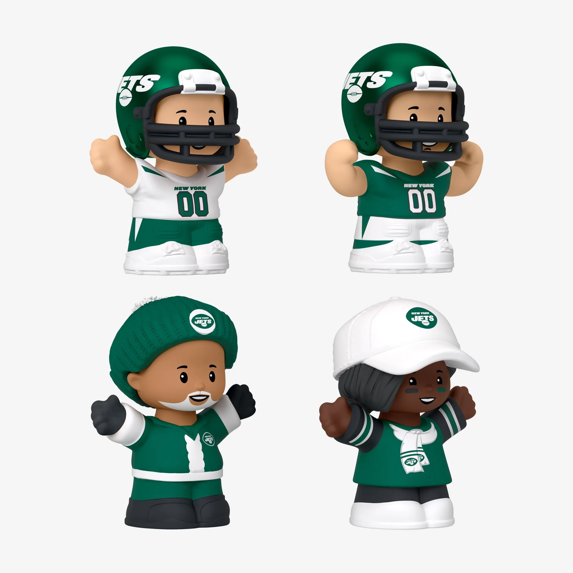 Mattel Creations Little People Collector x NFL New York Jets Set