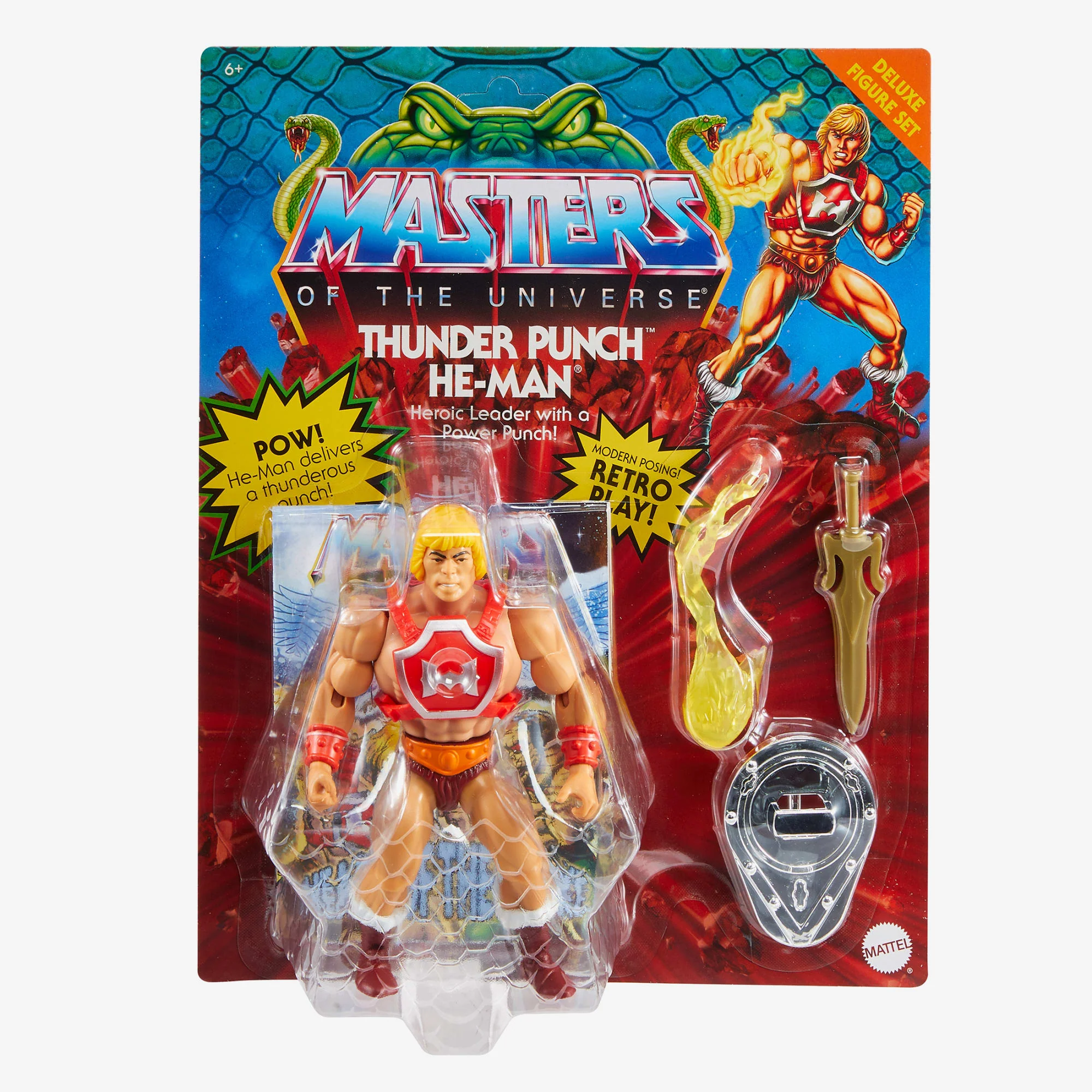 Mattel Creations Masters of the Universe Origins Thunder Punch He-Man Deluxe Action Figure