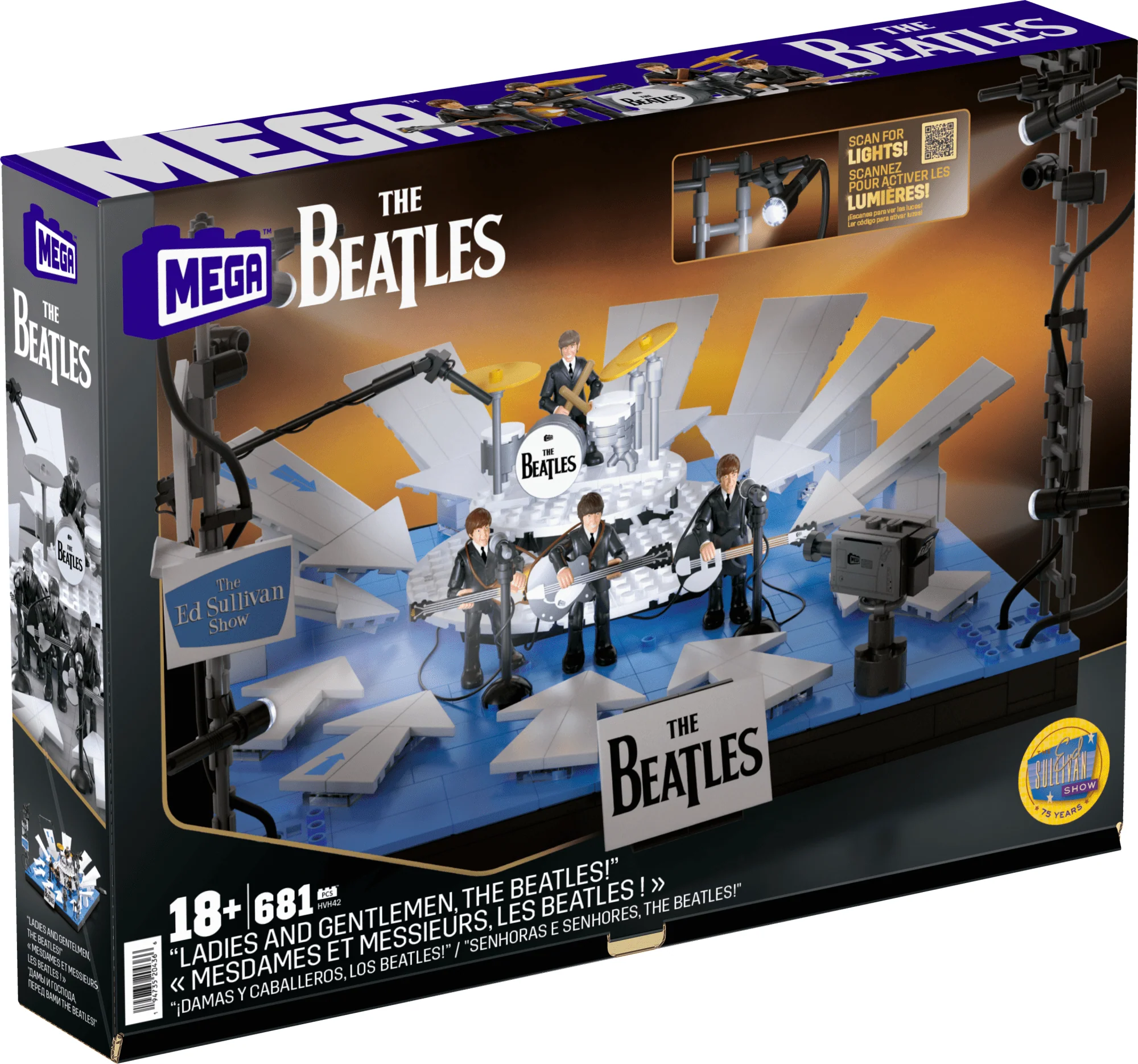 Mattel Creations MEGA™ Showcase The Beatles 'Ladies and Gentlemen, The Beatles!' Building Toy Kit