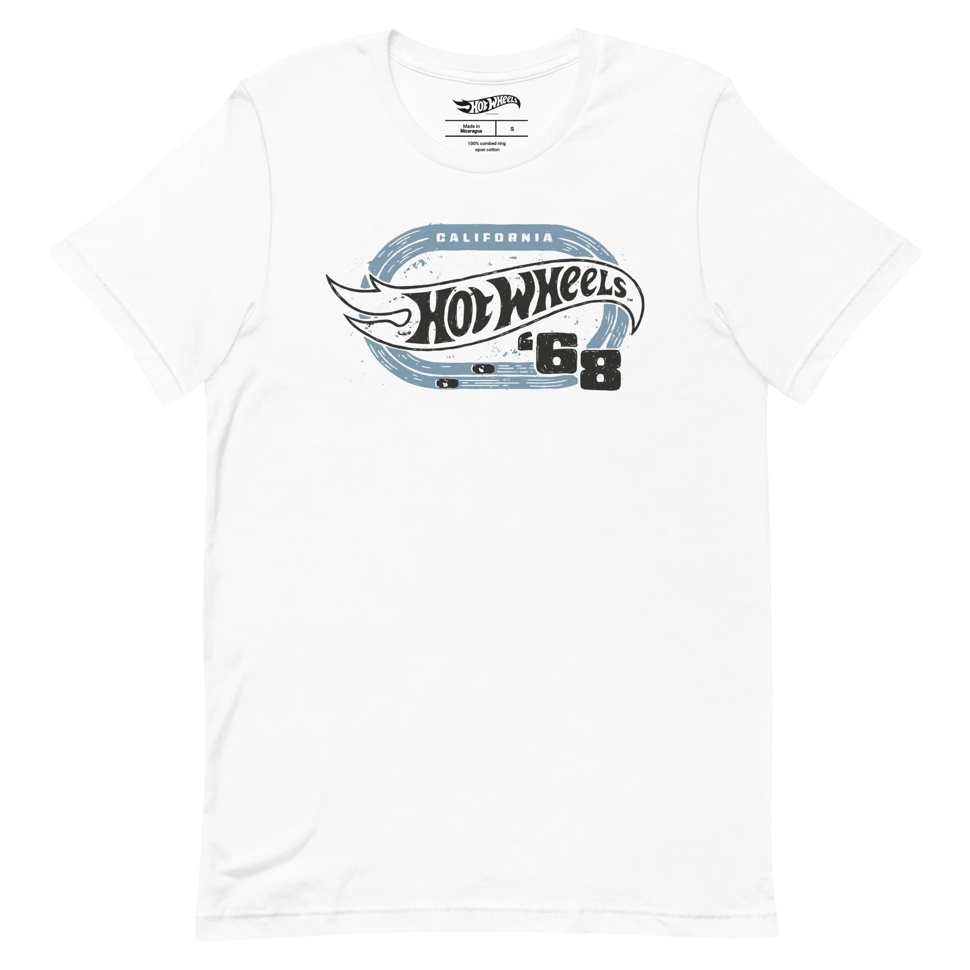 Mattel Creations Hot Wheels Track White T-Shirt
