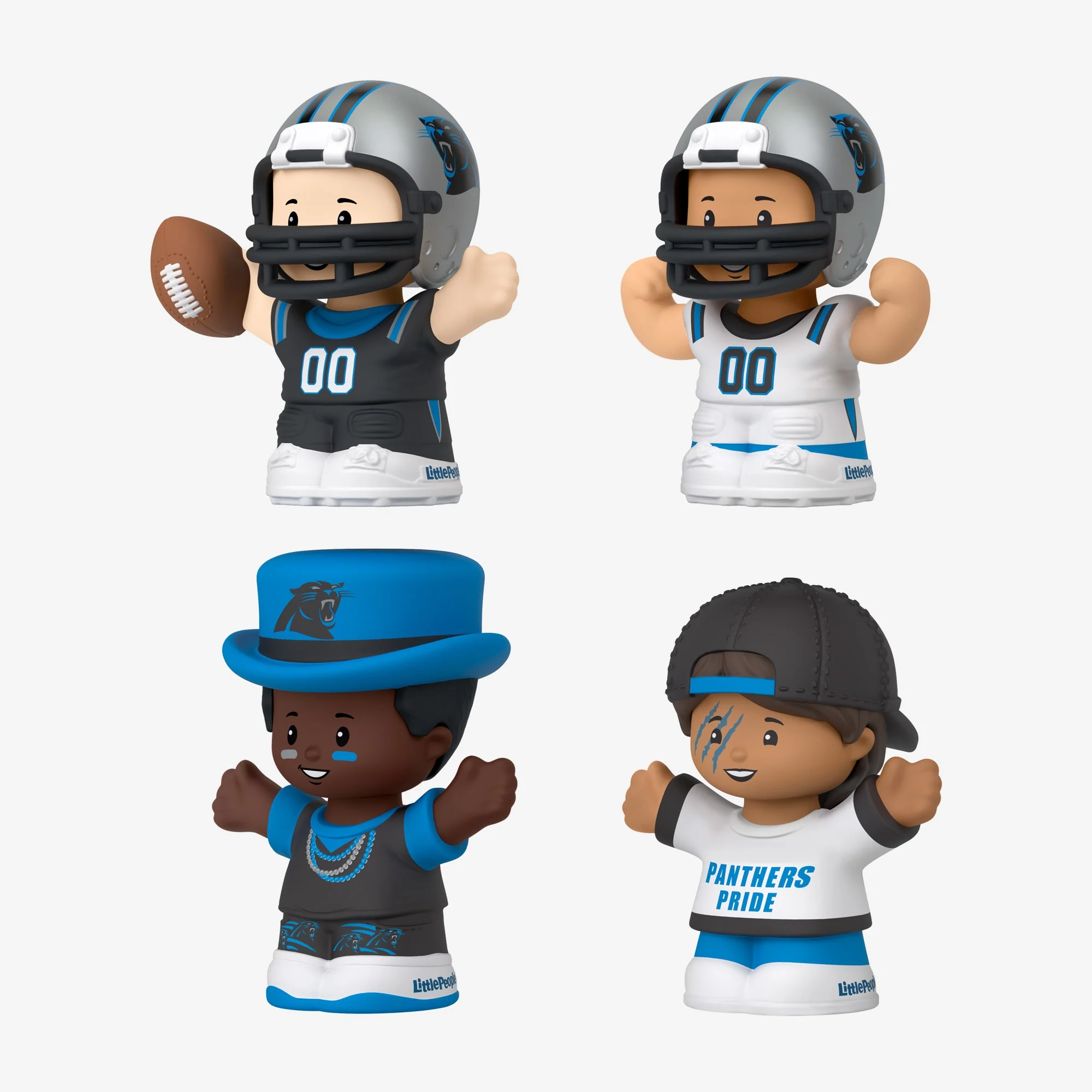 Mattel Creations Little People Collector x NFL Carolina Panthers Set