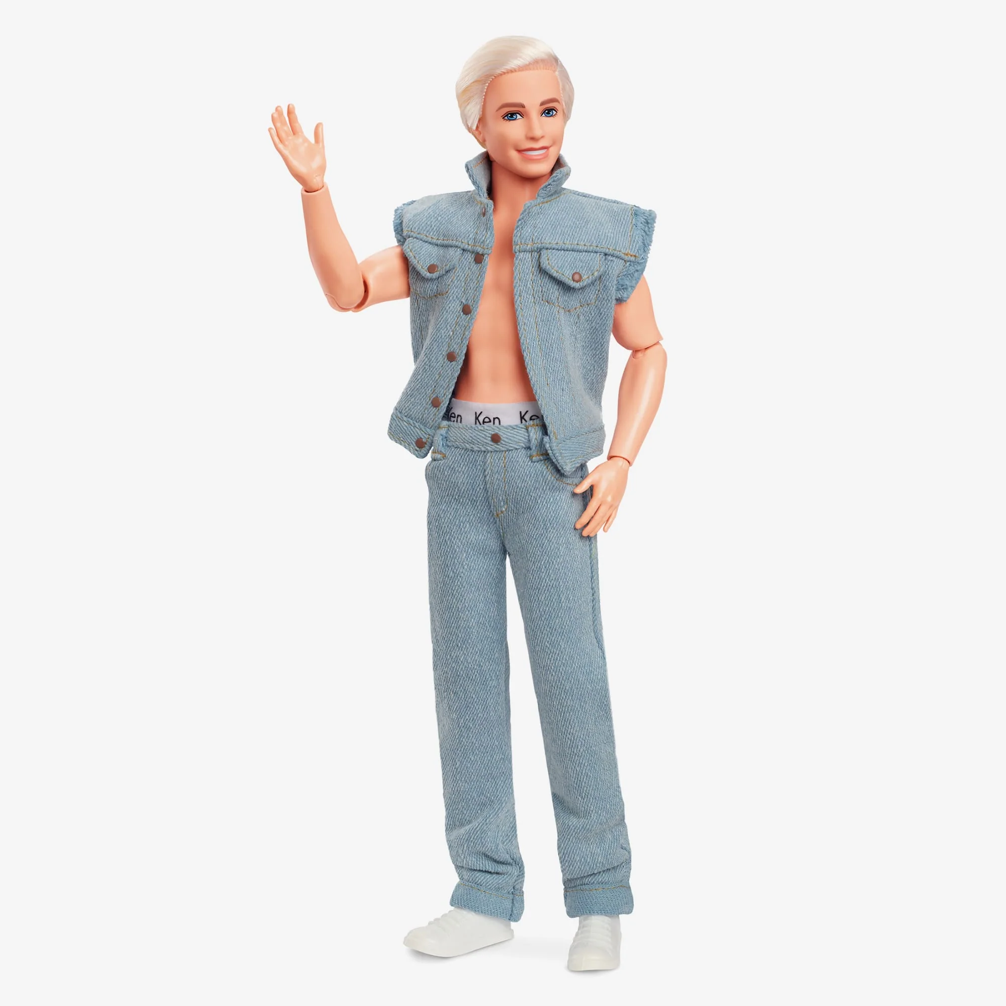 Mattel Creations Ken Doll Wearing Denim Matching Set – Barbie The Movie