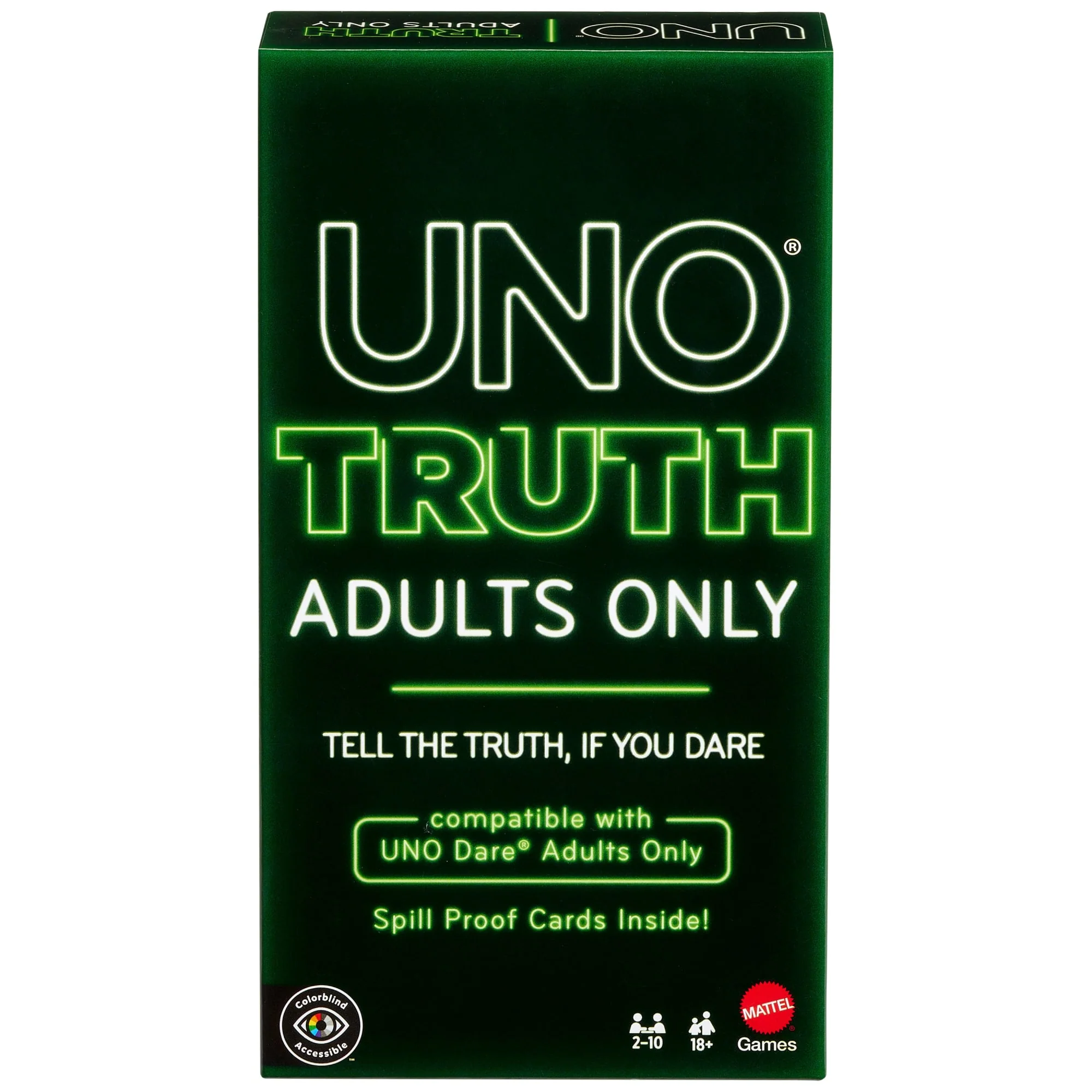 Mattel Creations UNO Truth Adults Only
