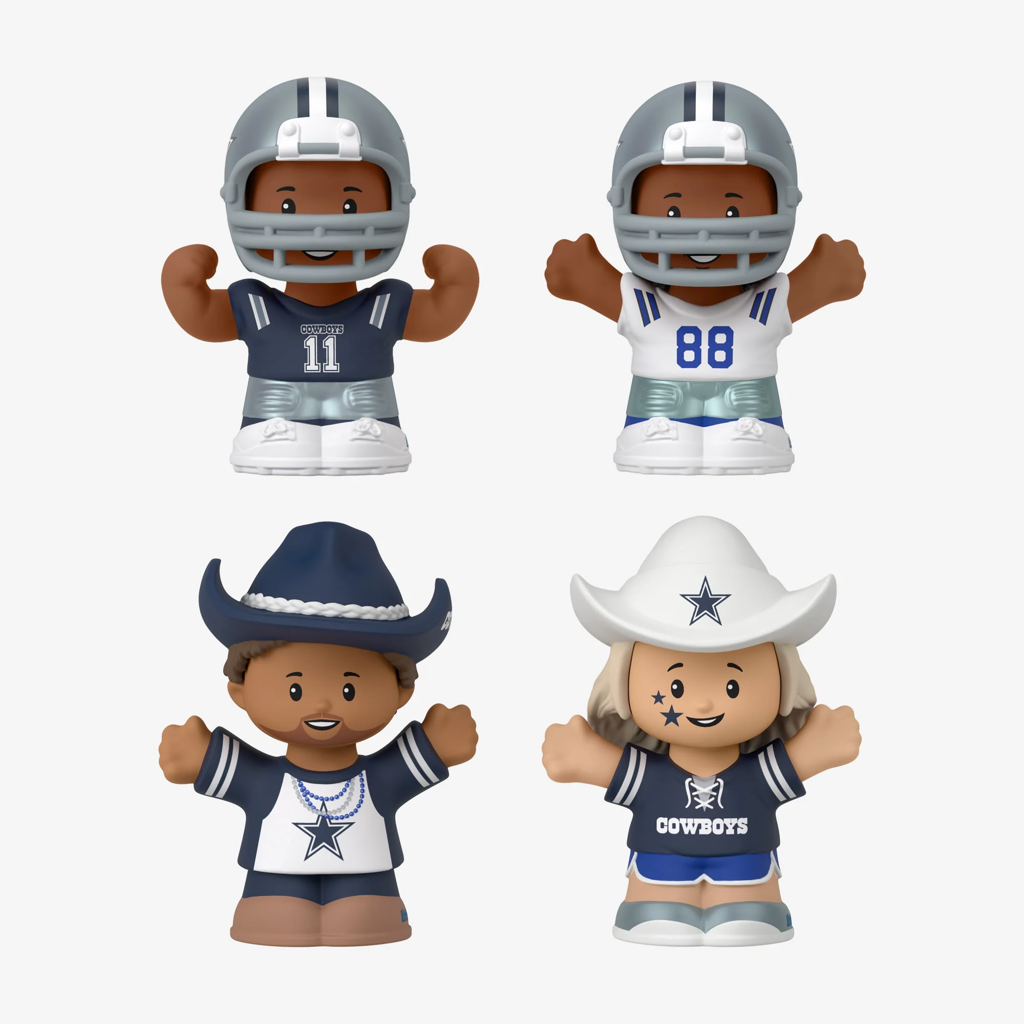 Mattel Creations Little People Collector x NFL Dallas Cowboys Set