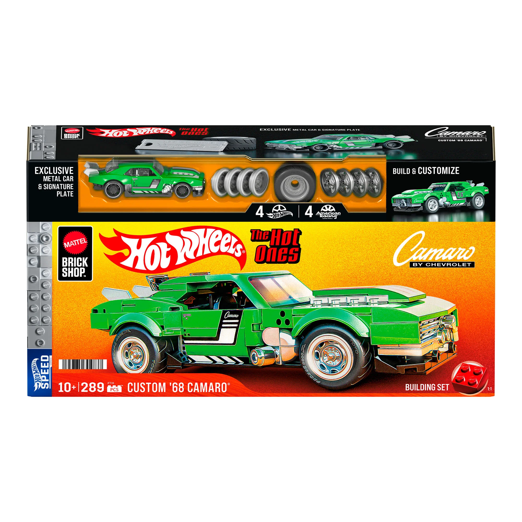 Mattel Creations Mattel Brick Shop Hot Wheels Custom '68 Camaro Building Set