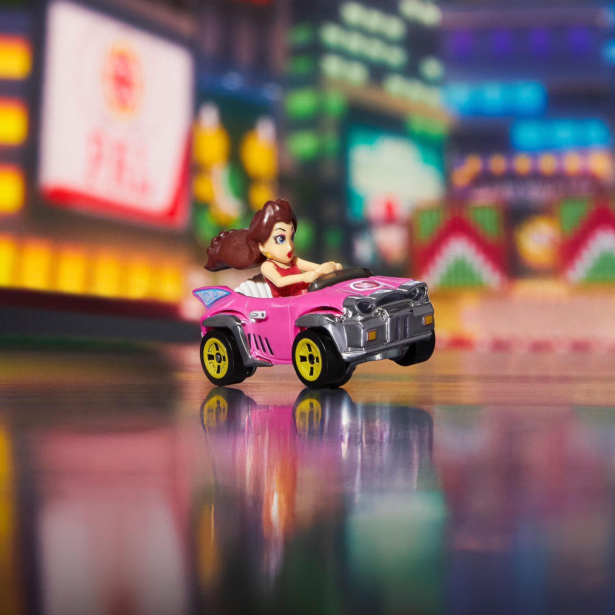 Mattel Creations Hot Wheels Mario Kart Pauline Vehicle