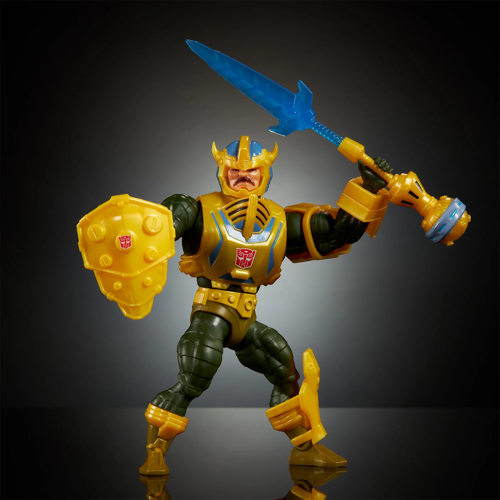 Mattel Creations Masters of the Universe x Transformers Bumblebee Armor Man-At-Arms Action Figure