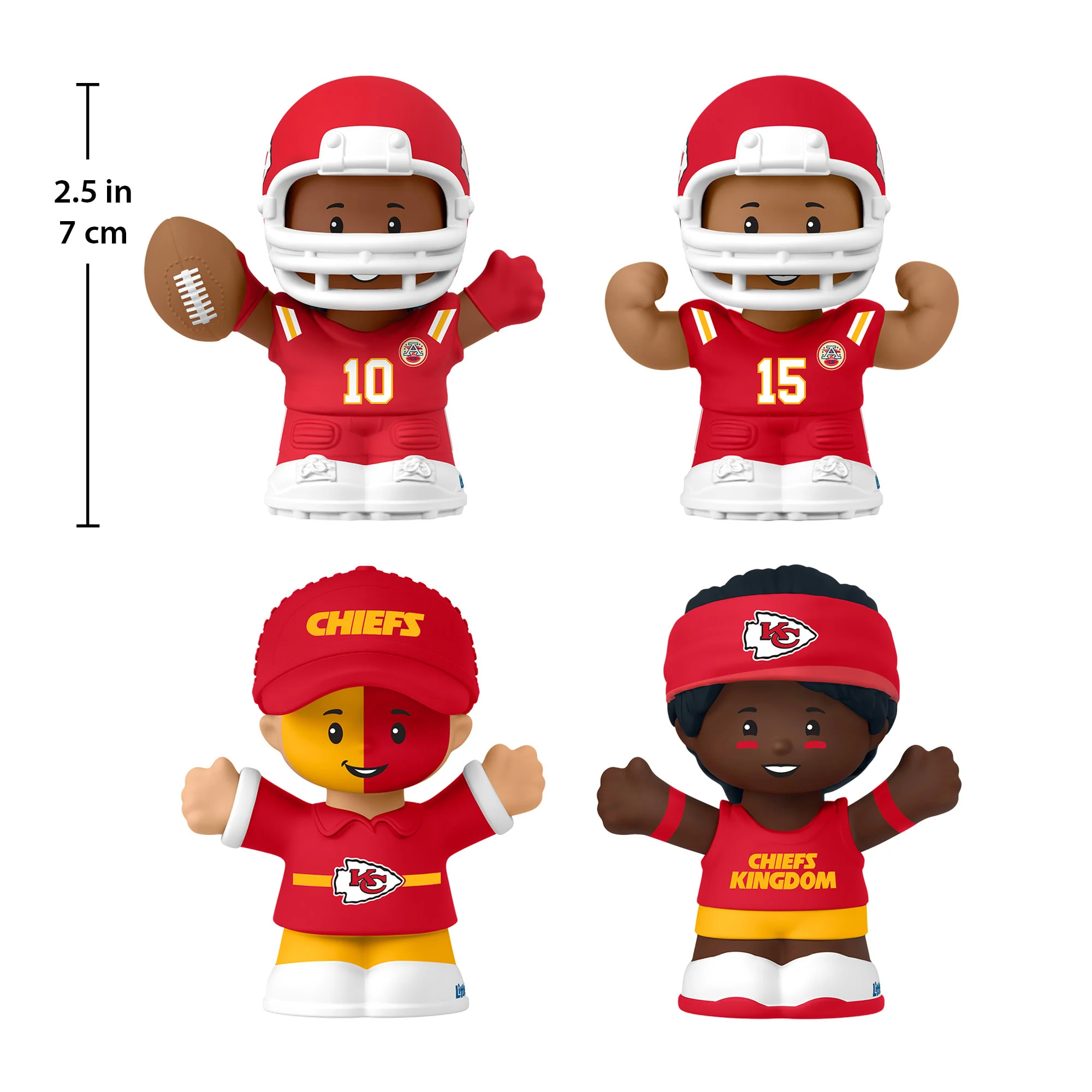 Mattel Creations Little People Collector Kansas City Chiefs Alternate Jersey Figure Set