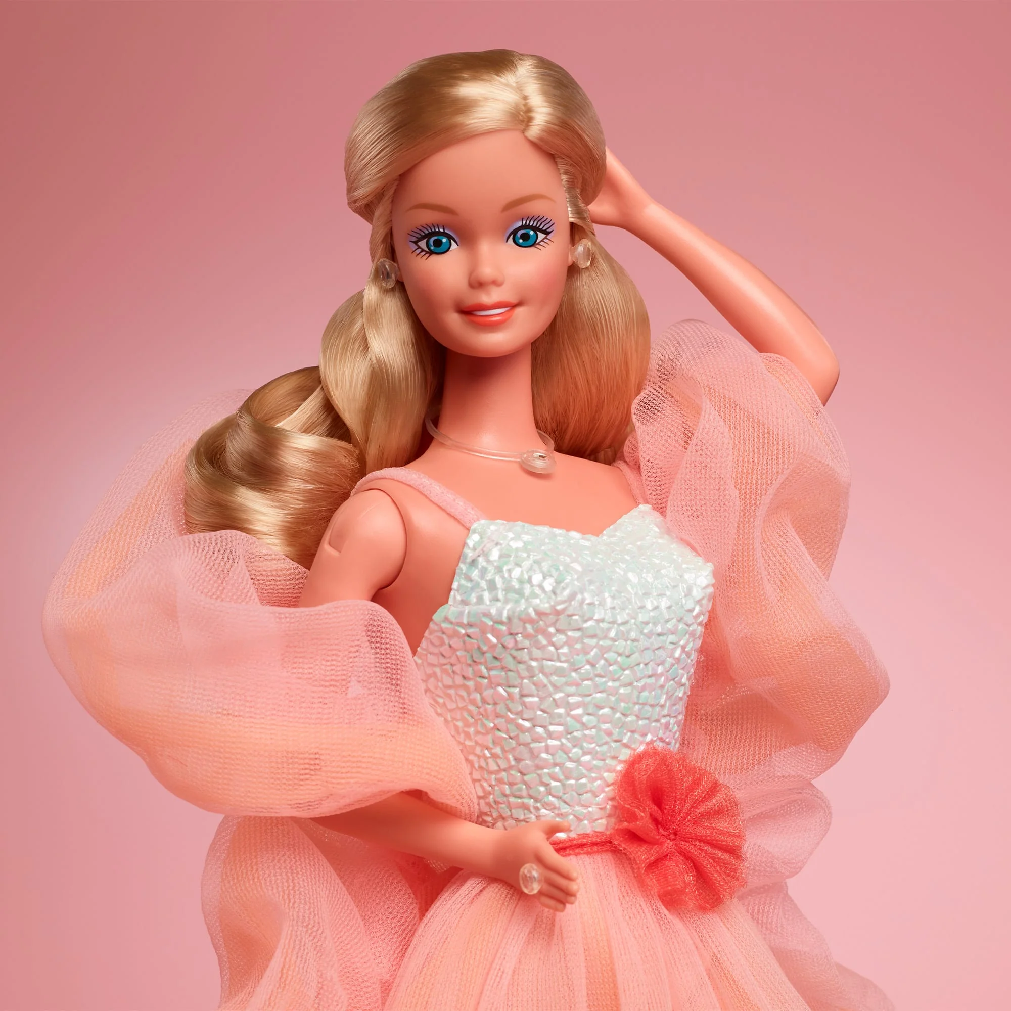 Mattel Creations Peaches 'n Cream Barbie Doll, Blonde Hair