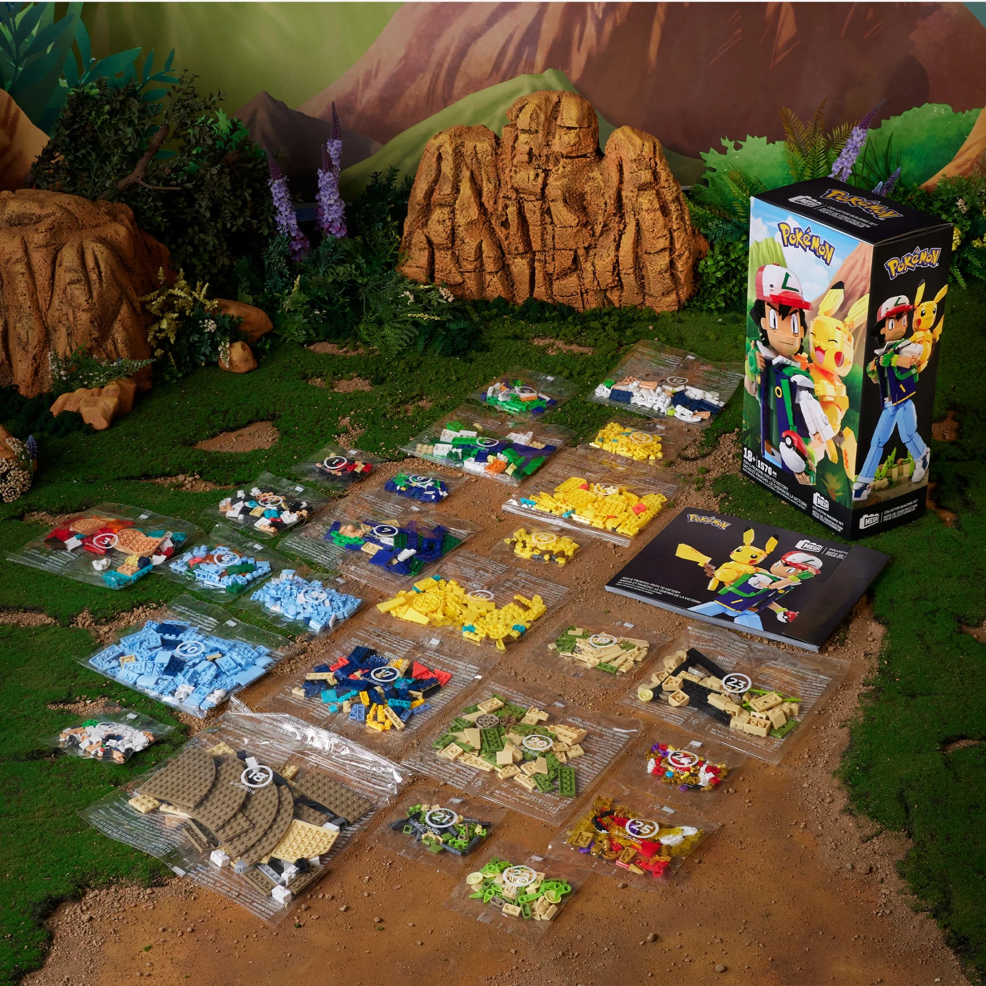 Mattel Creations Ash & Pikachu: Path to Victory by MEGA