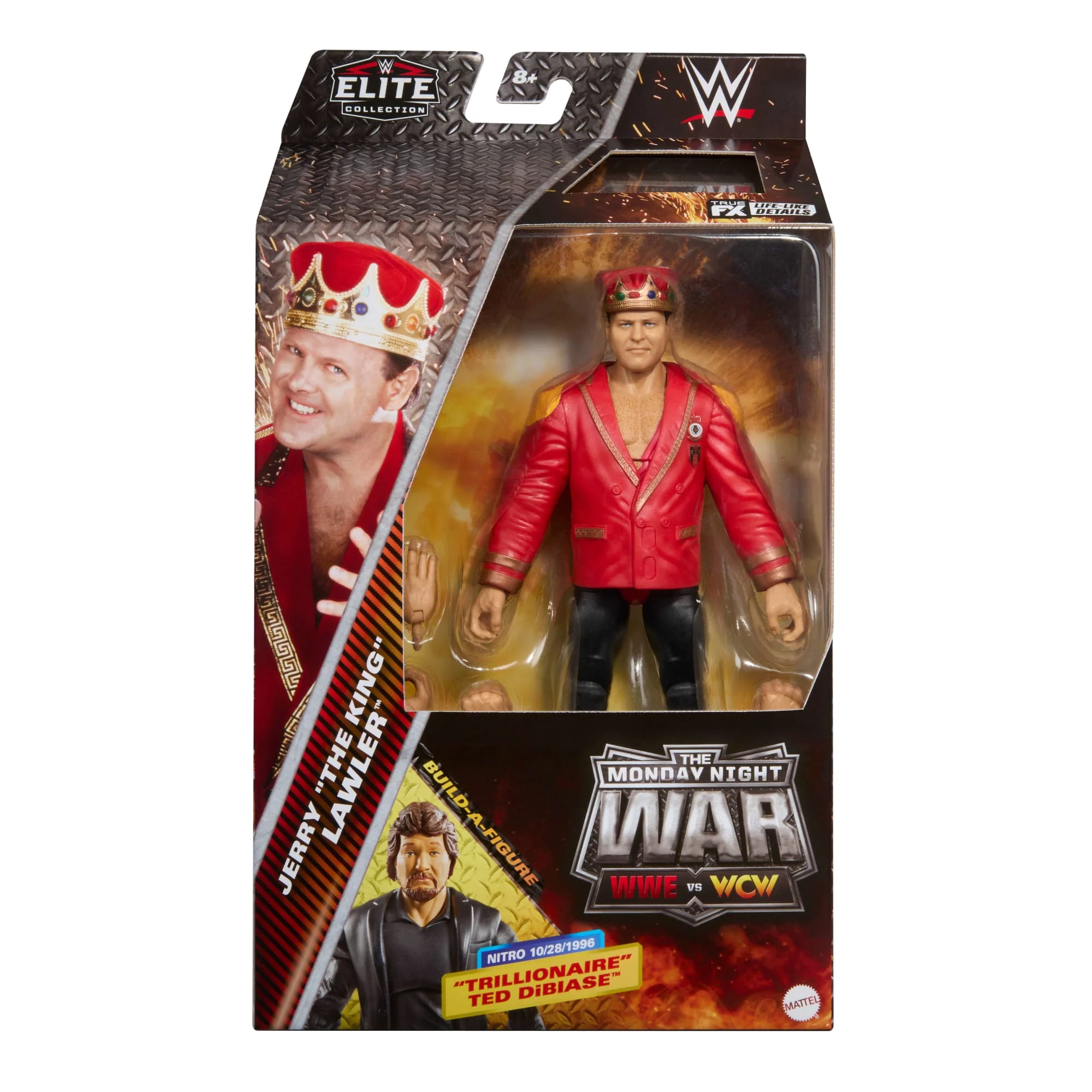 Mattel Creations WWE Monday Night War Elite Collection Jerry “The King” Lawler Action Figure