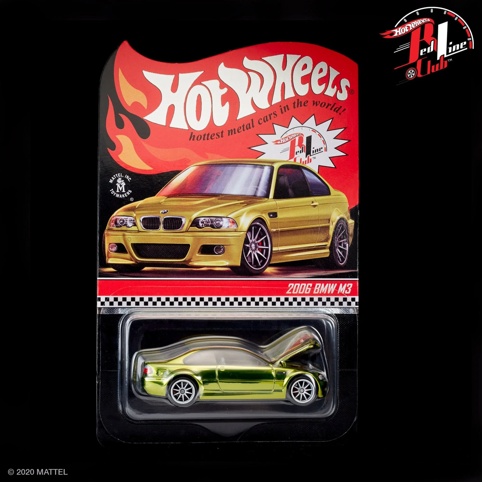 Mattel Creations RLC Exclusive 2006 BMW M3 - Yellow