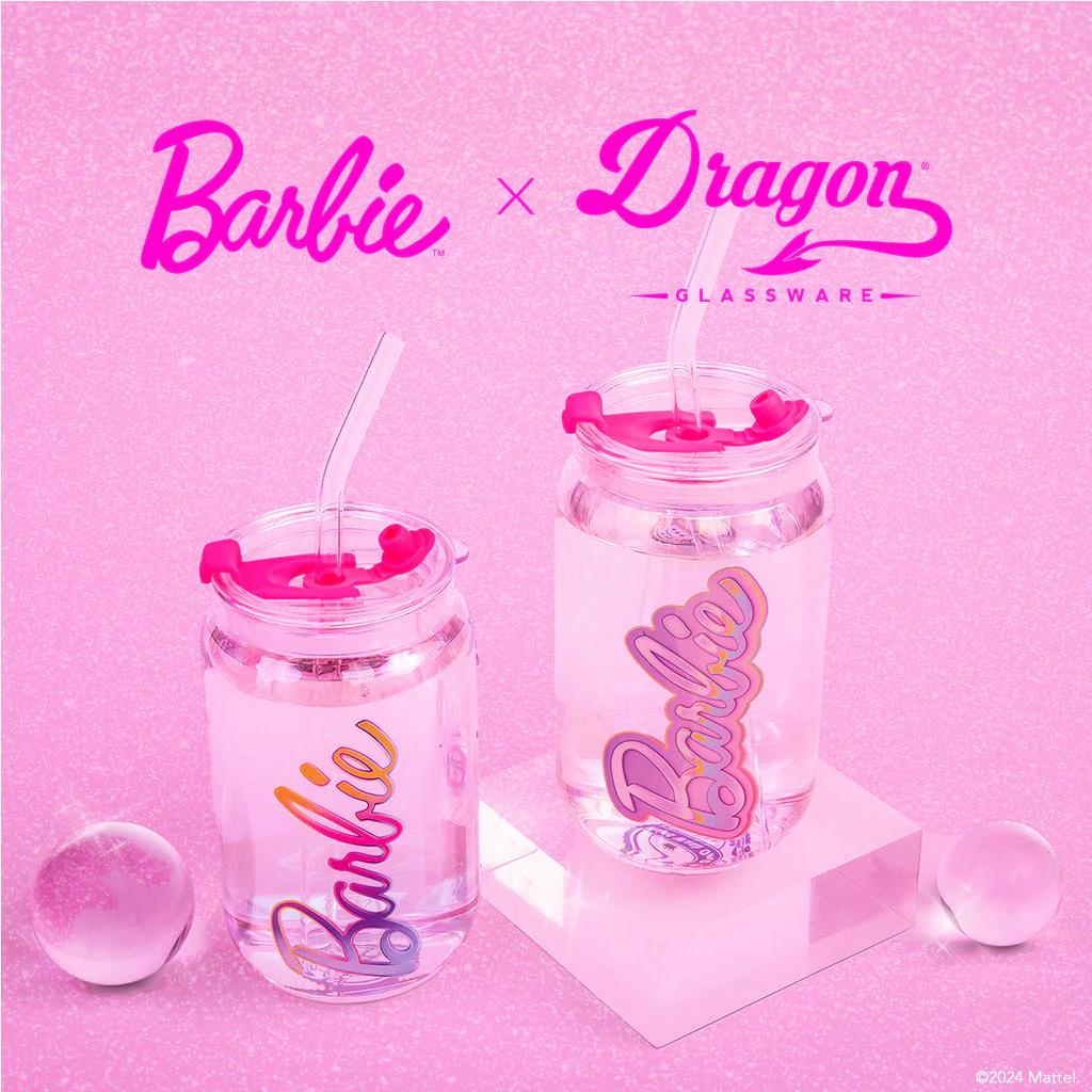 Mattel Creations Barbie™ X Dragon Glassware® Aura Drinking Glasses