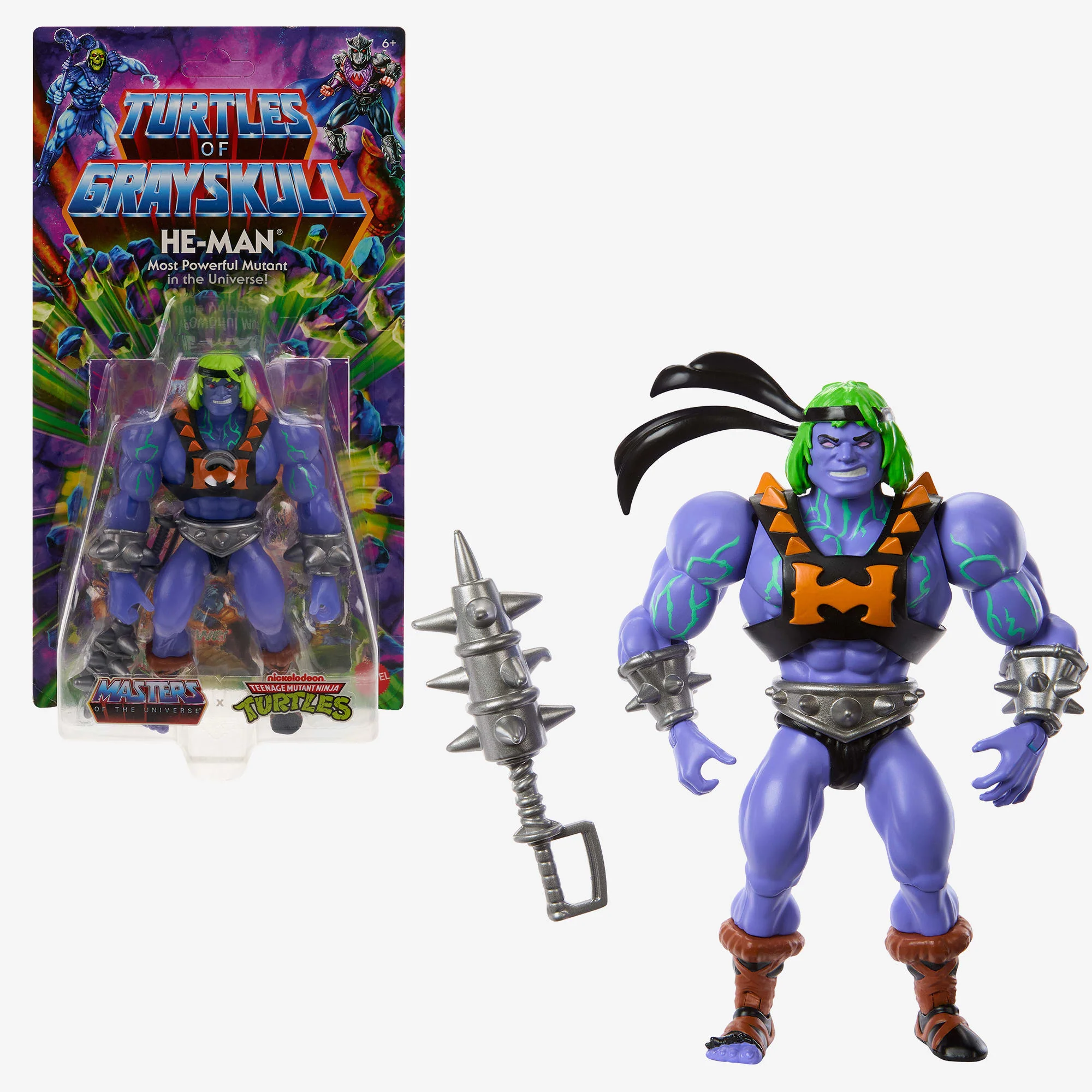 Mattel Creations Masters of the Universe Origins Turtles of Grayskull He-Man Action Figure
