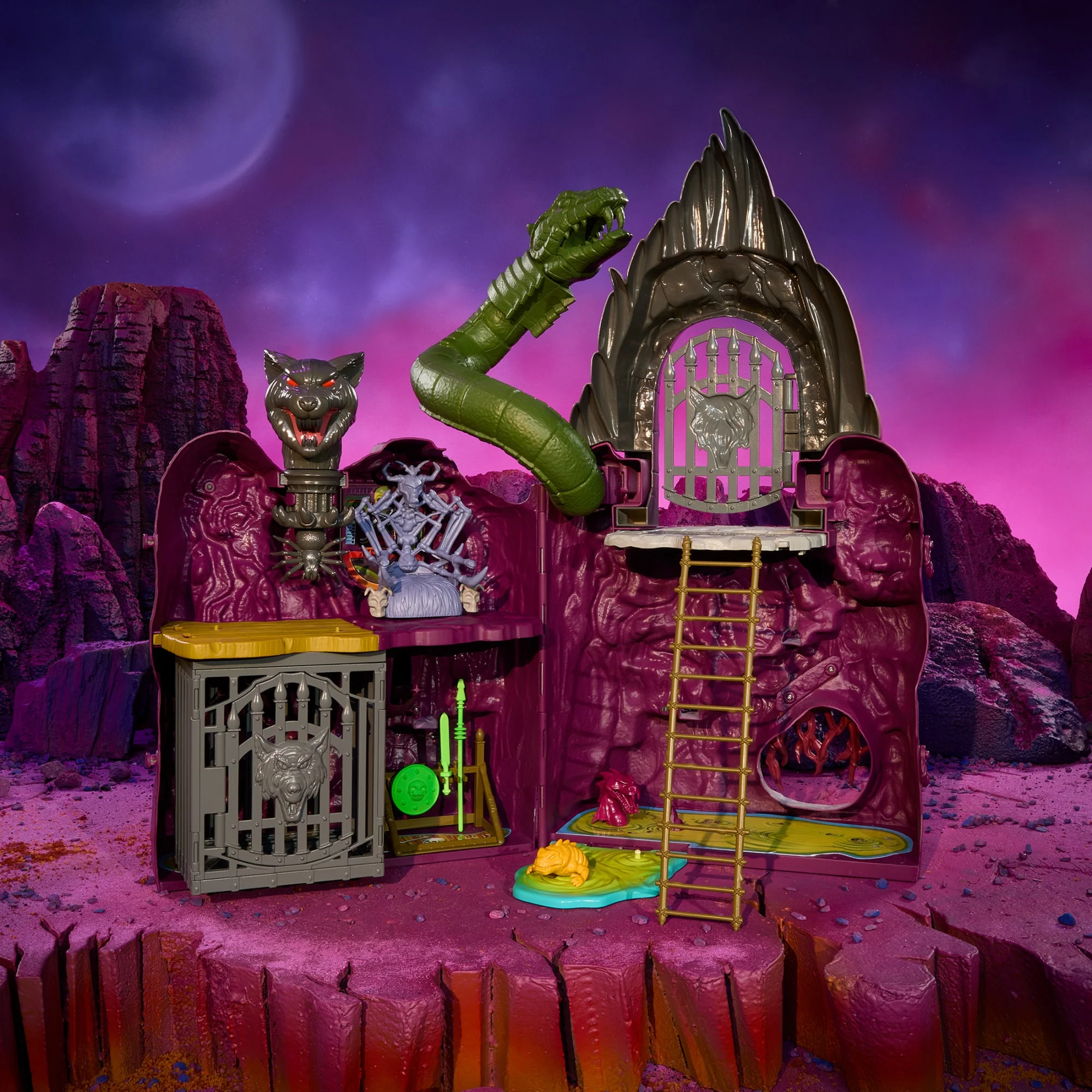 Mattel Creations Masters of the Universe Origins Snake Mountain Playset